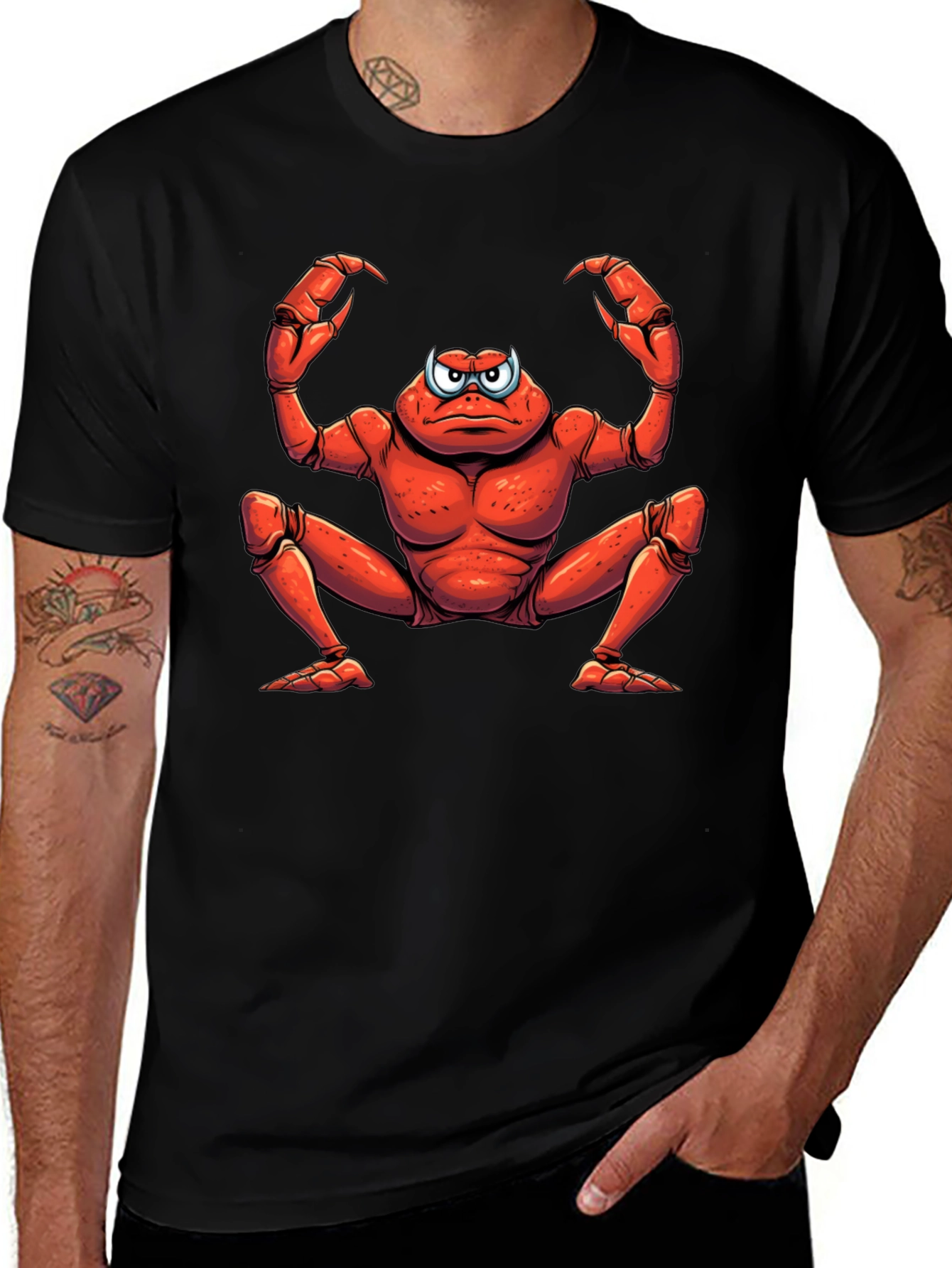 Angry Crab Graphic T-Shirt