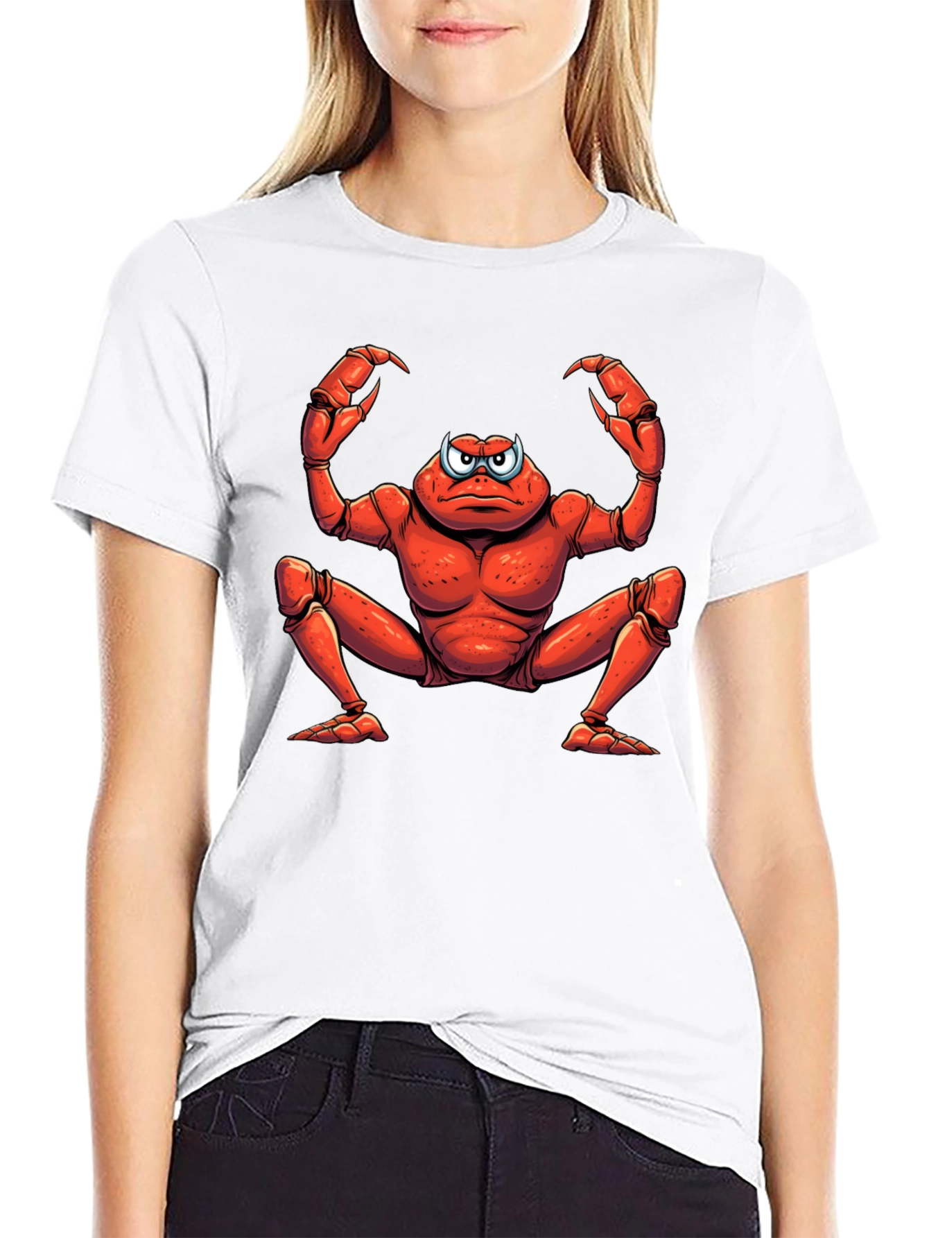 Angry Crab Graphic T-Shirt