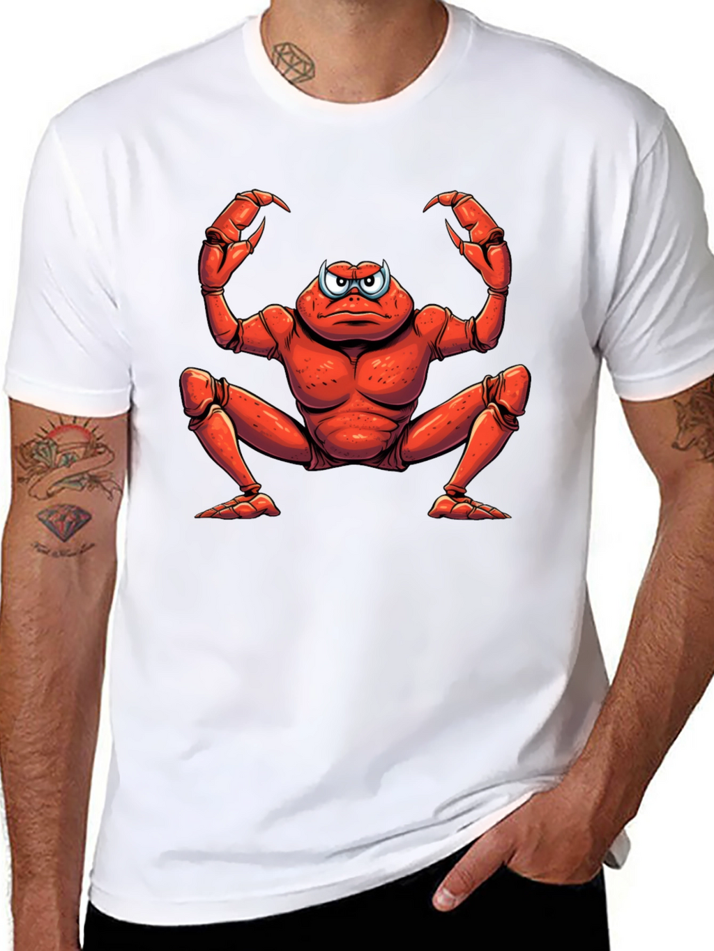 Angry Crab Graphic T-Shirt