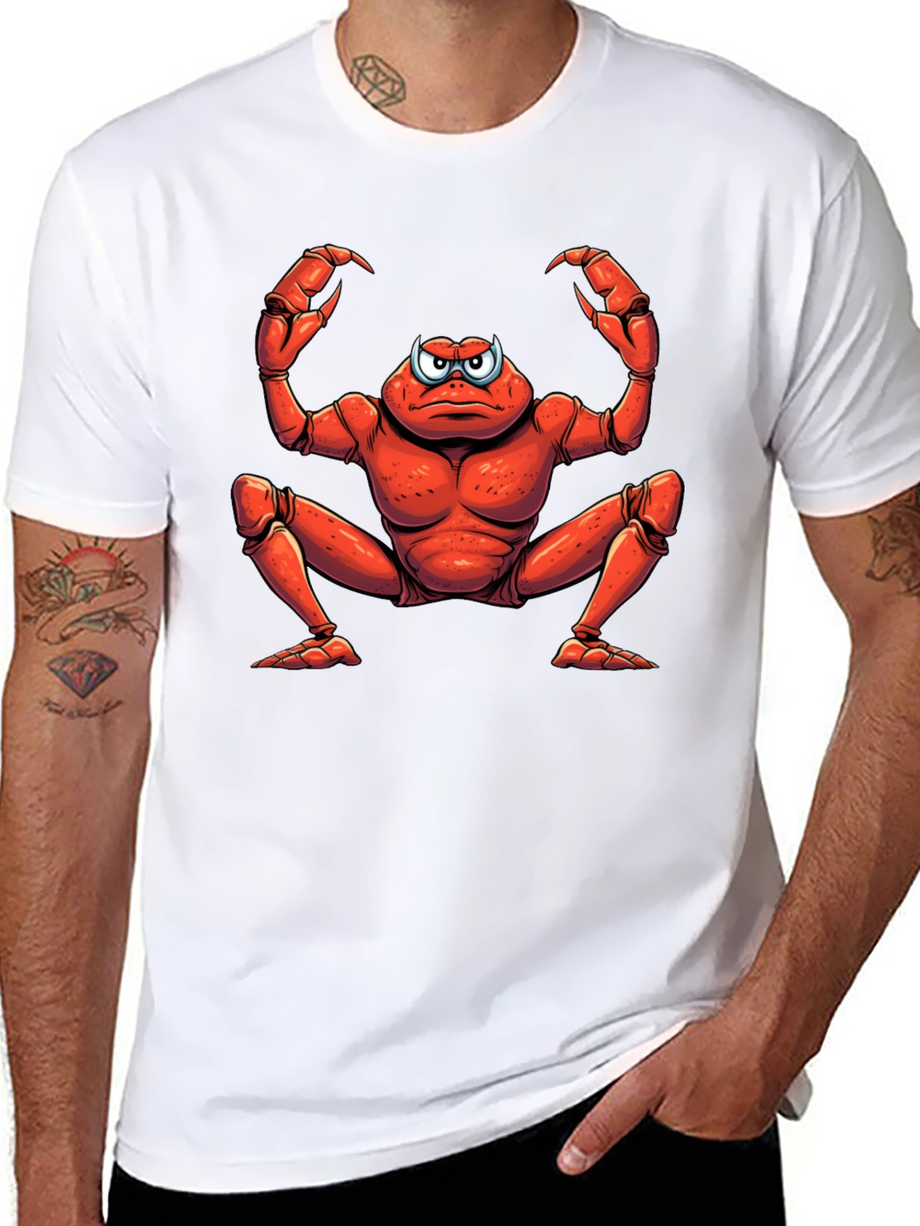 Angry Crab Graphic T-Shirt