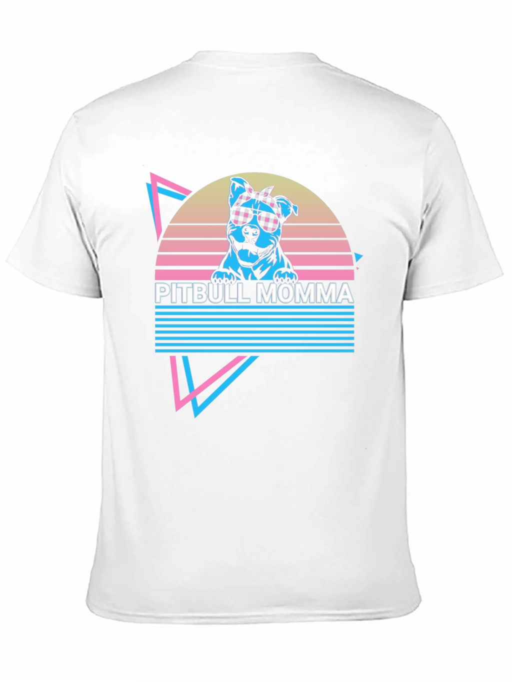Pitbull Momma Retro T-Shirt