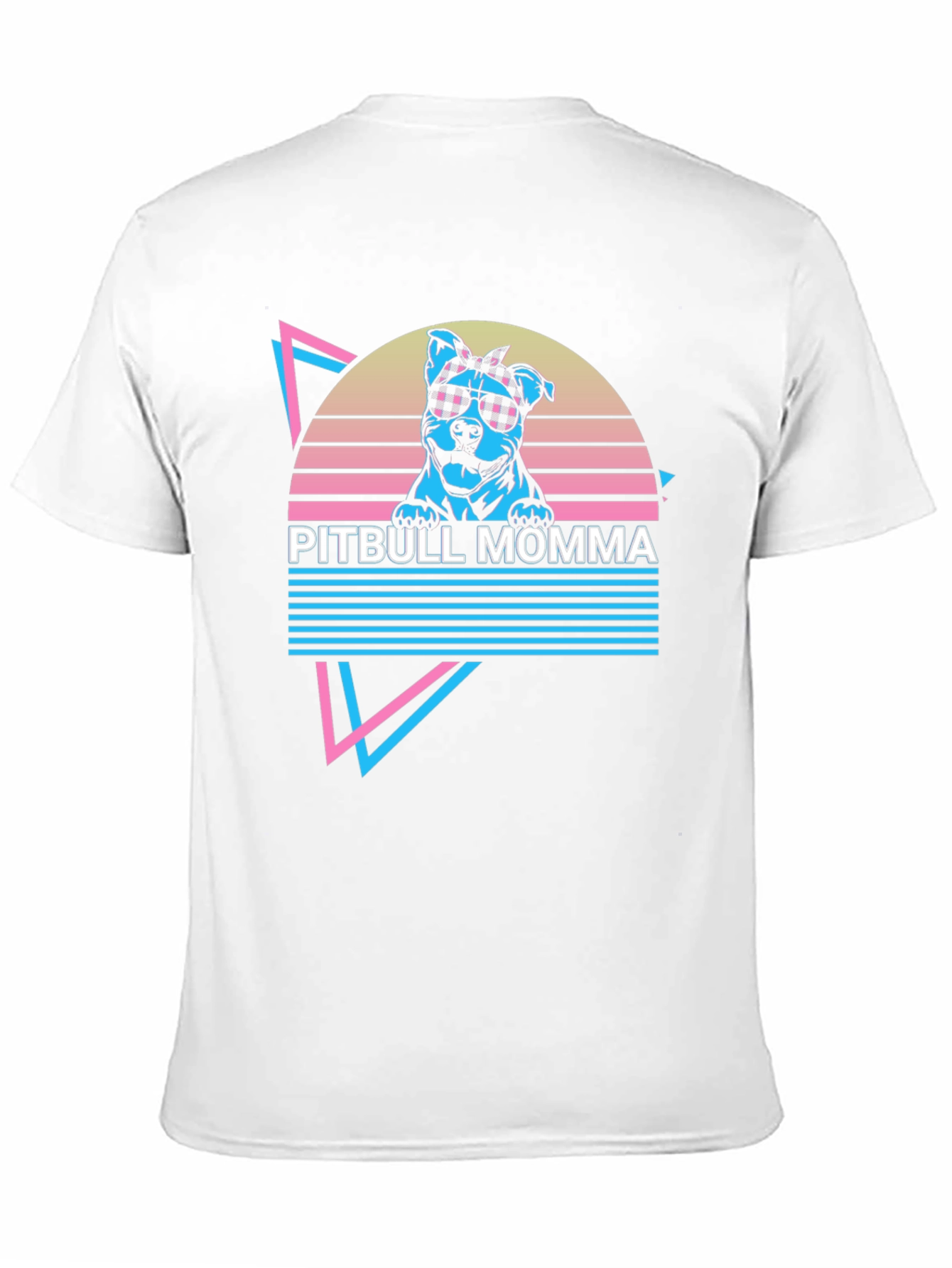 Pitbull Momma Retro T-Shirt