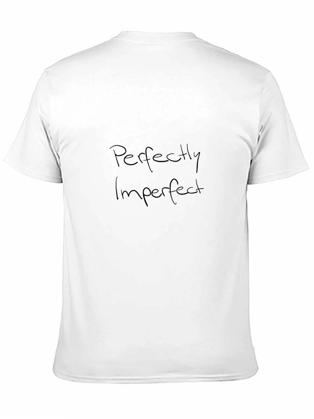 Perfectly Imperfect Black Graphic Tee