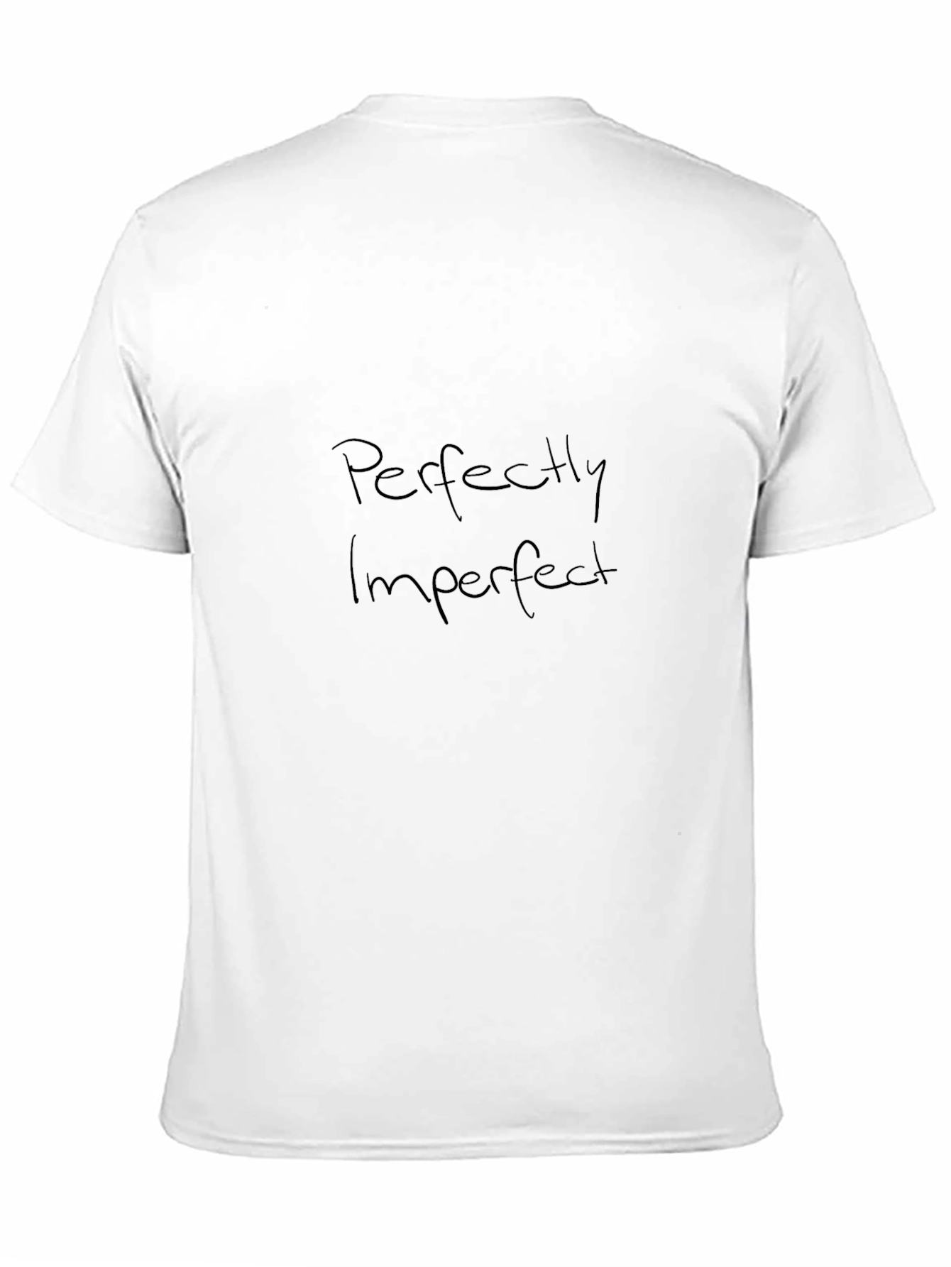 Perfectly Imperfect Black Graphic Tee