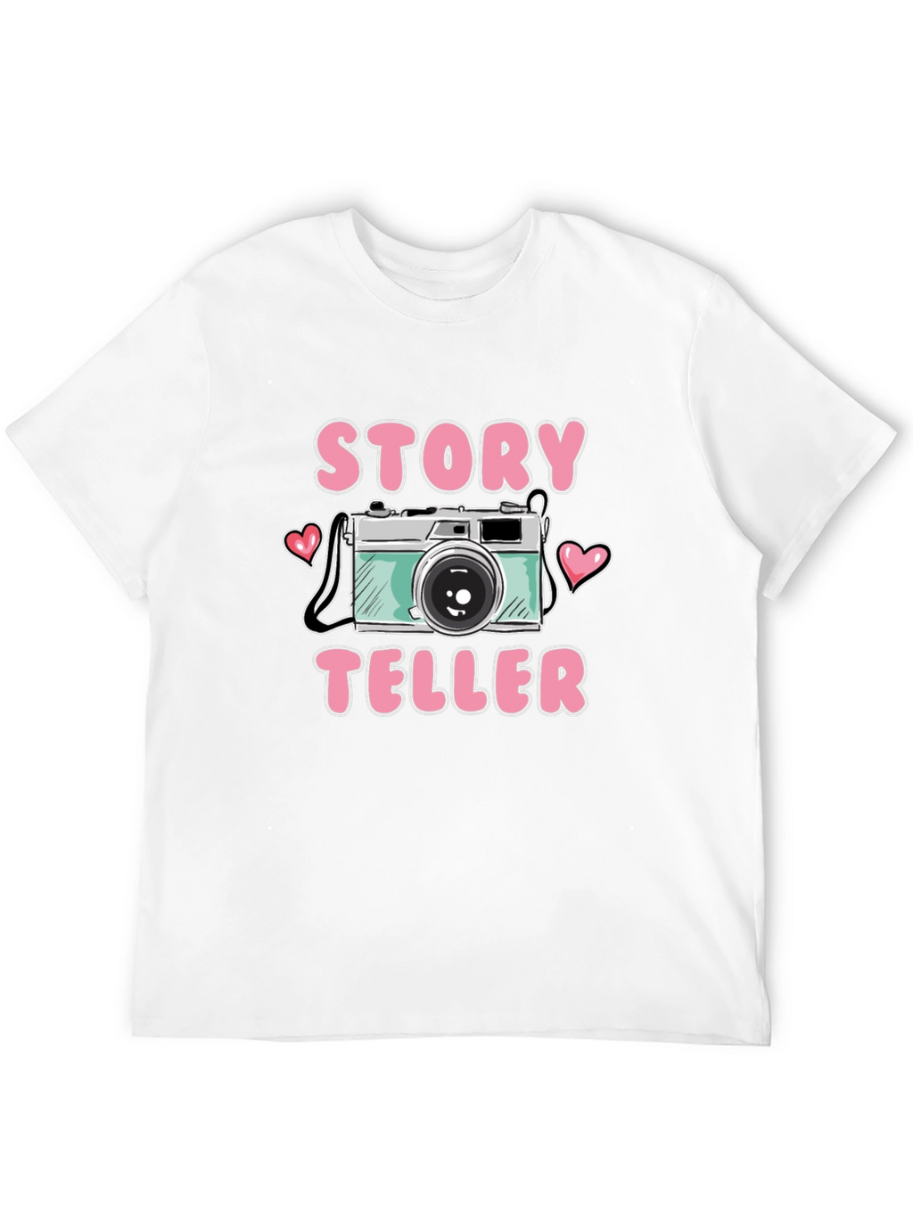 Story Teller Graphic Tee Camera Shirt