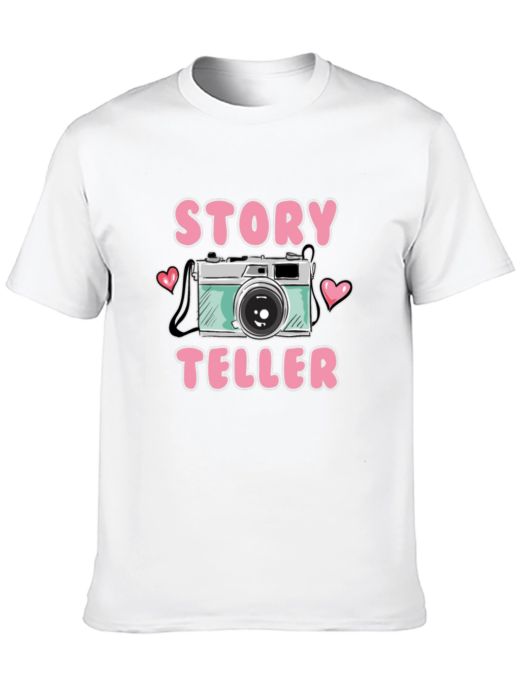 Story Teller Graphic Tee Camera Shirt