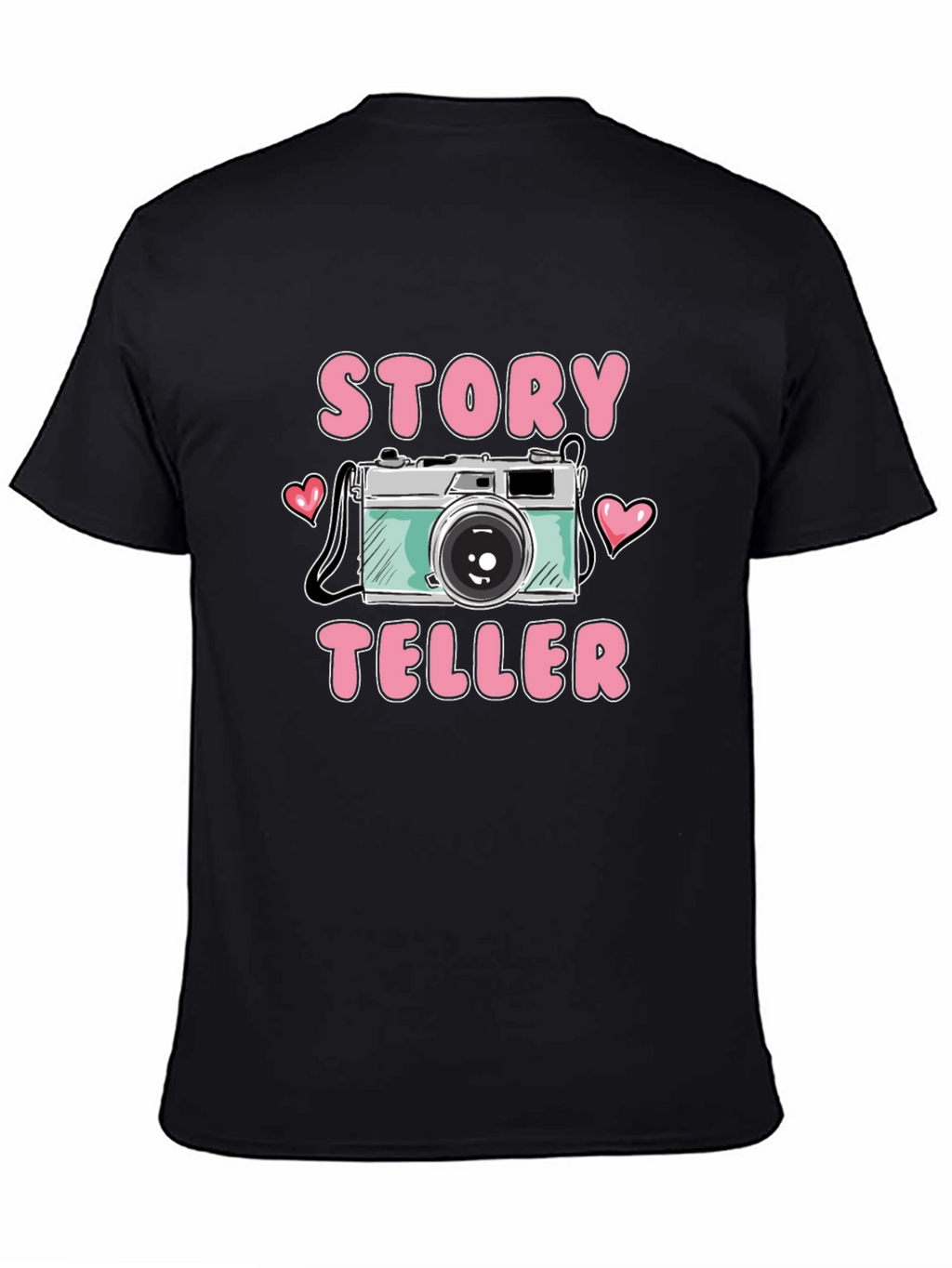 Story Teller Graphic Tee Camera Shirt