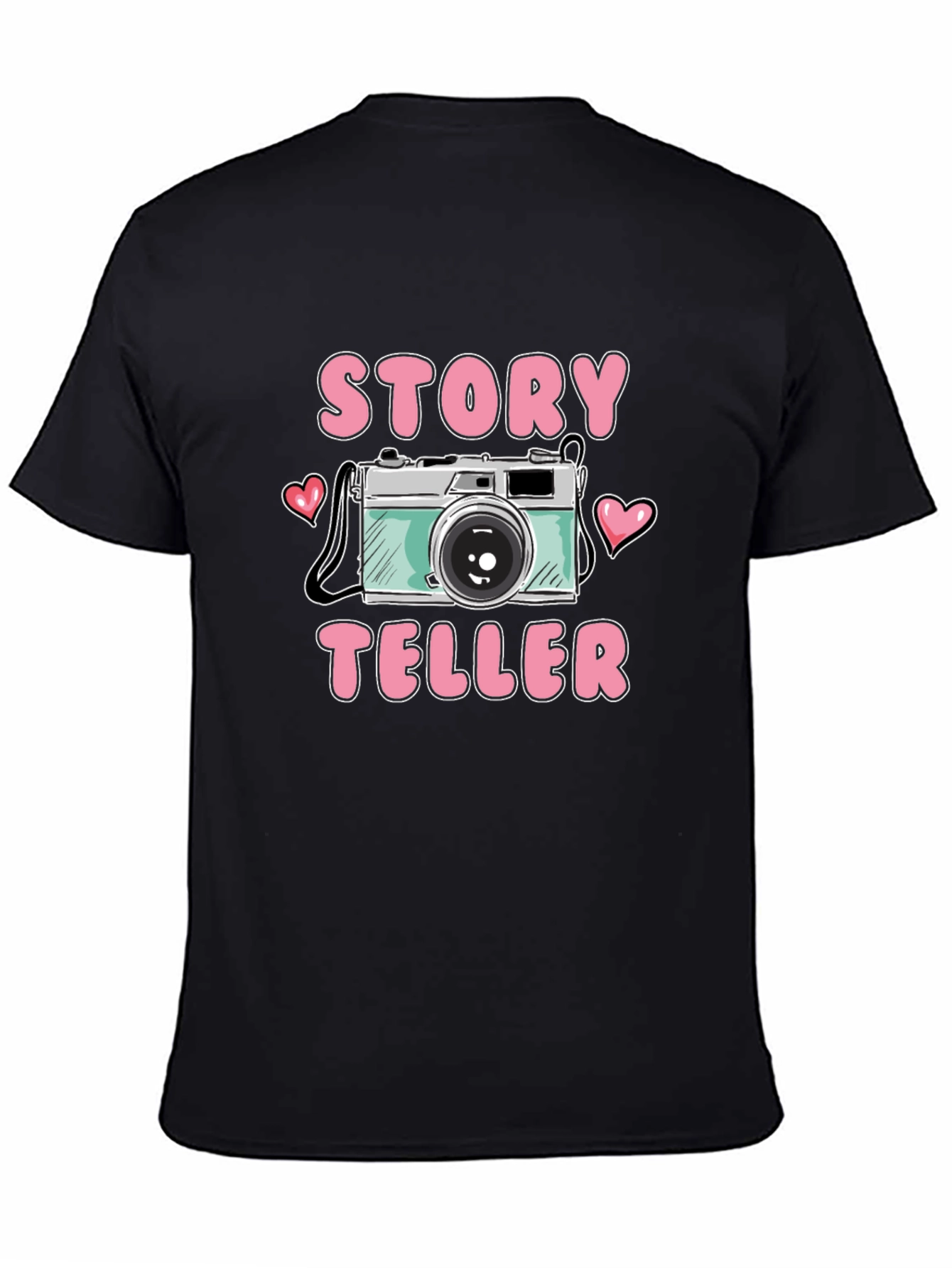 Story Teller Graphic Tee Camera Shirt