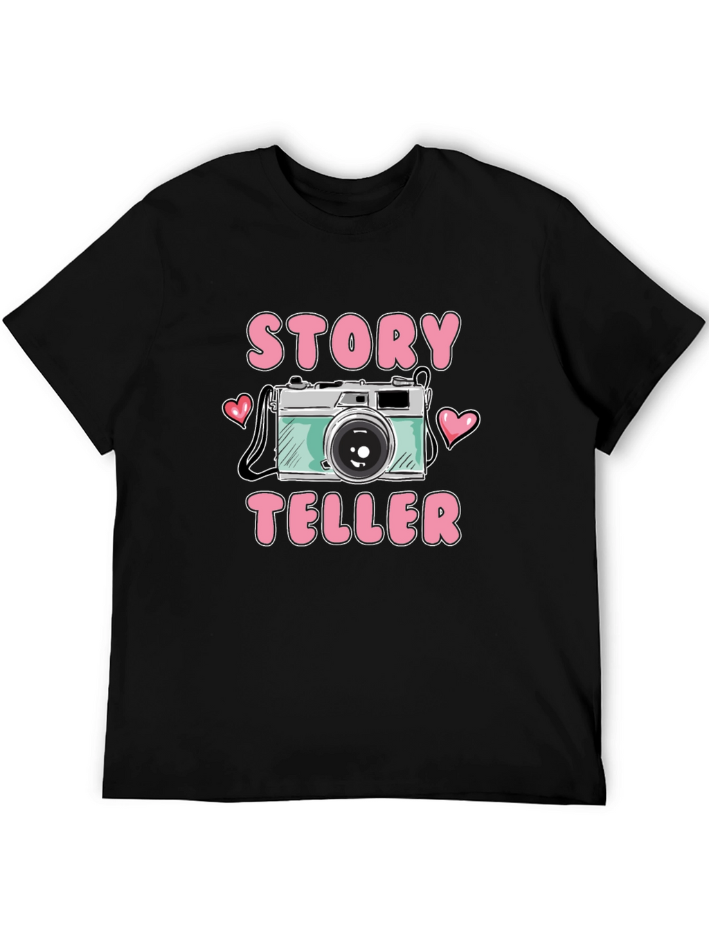 Story Teller Graphic Tee Camera Shirt