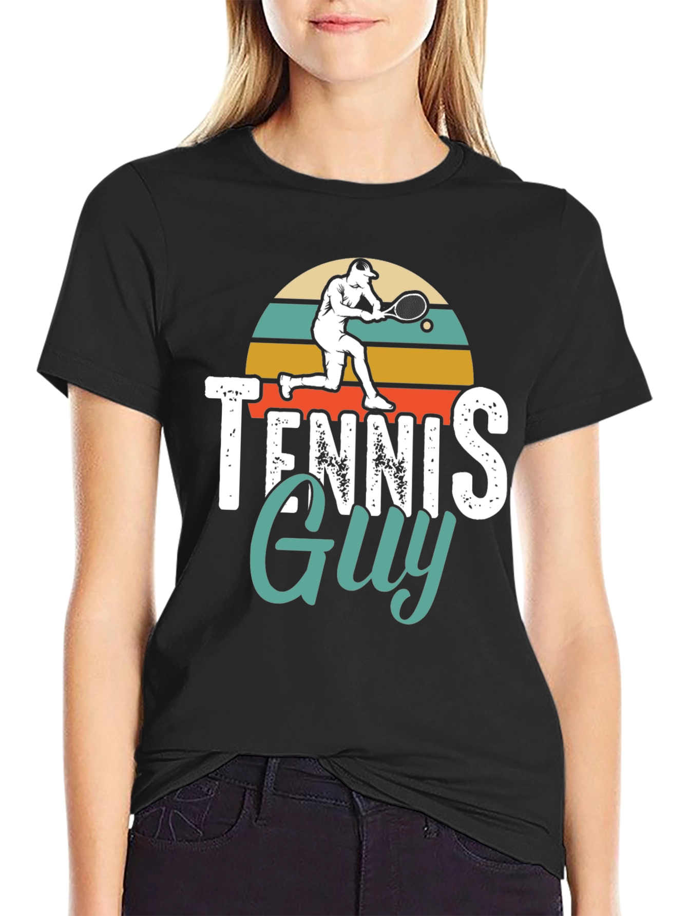 Tennis Guy Graphic T-Shirt - Stylish Unisex Tee