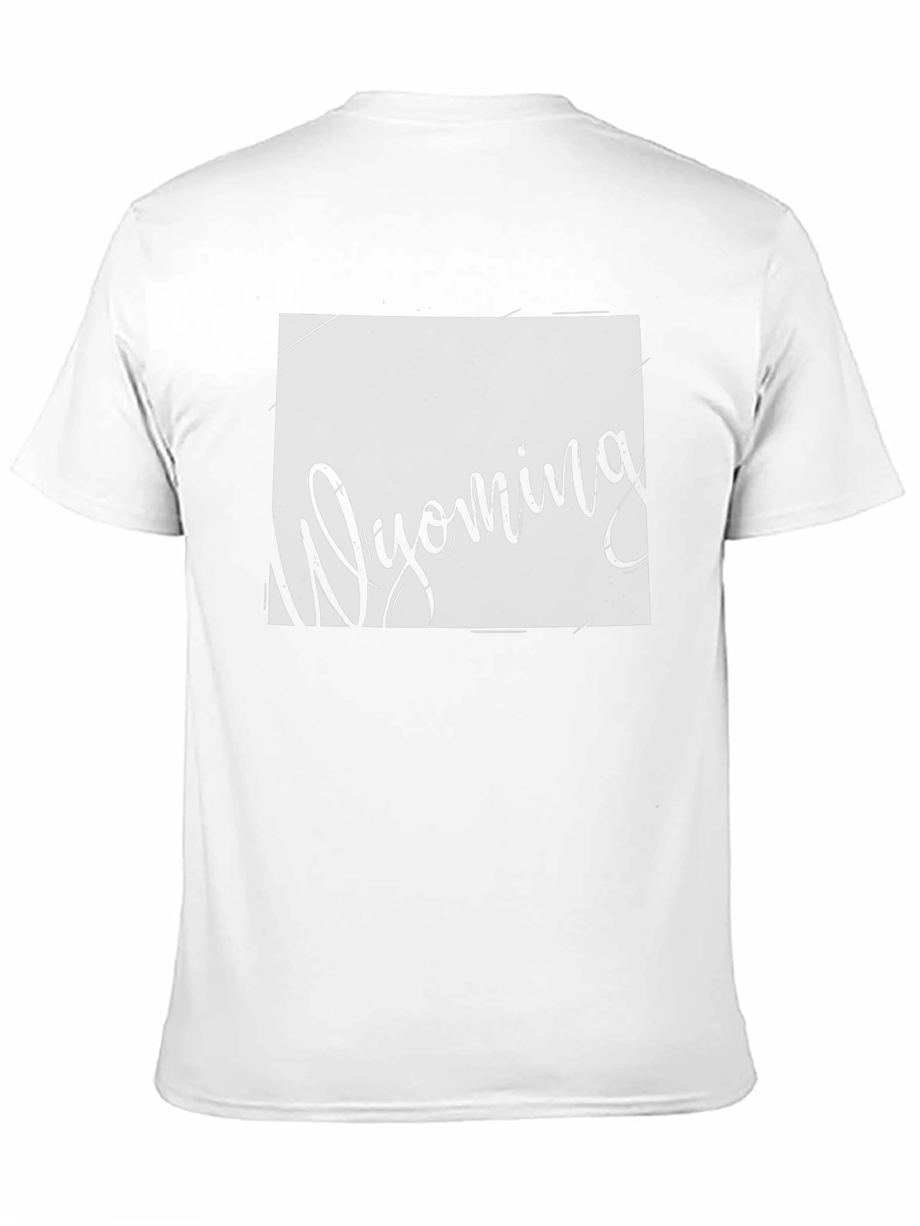 Wyoming State T-Shirt - Black Graphic Tee