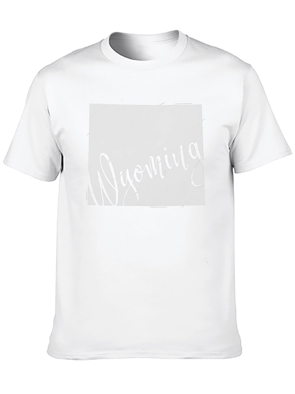 Wyoming State T-Shirt - Black Graphic Tee