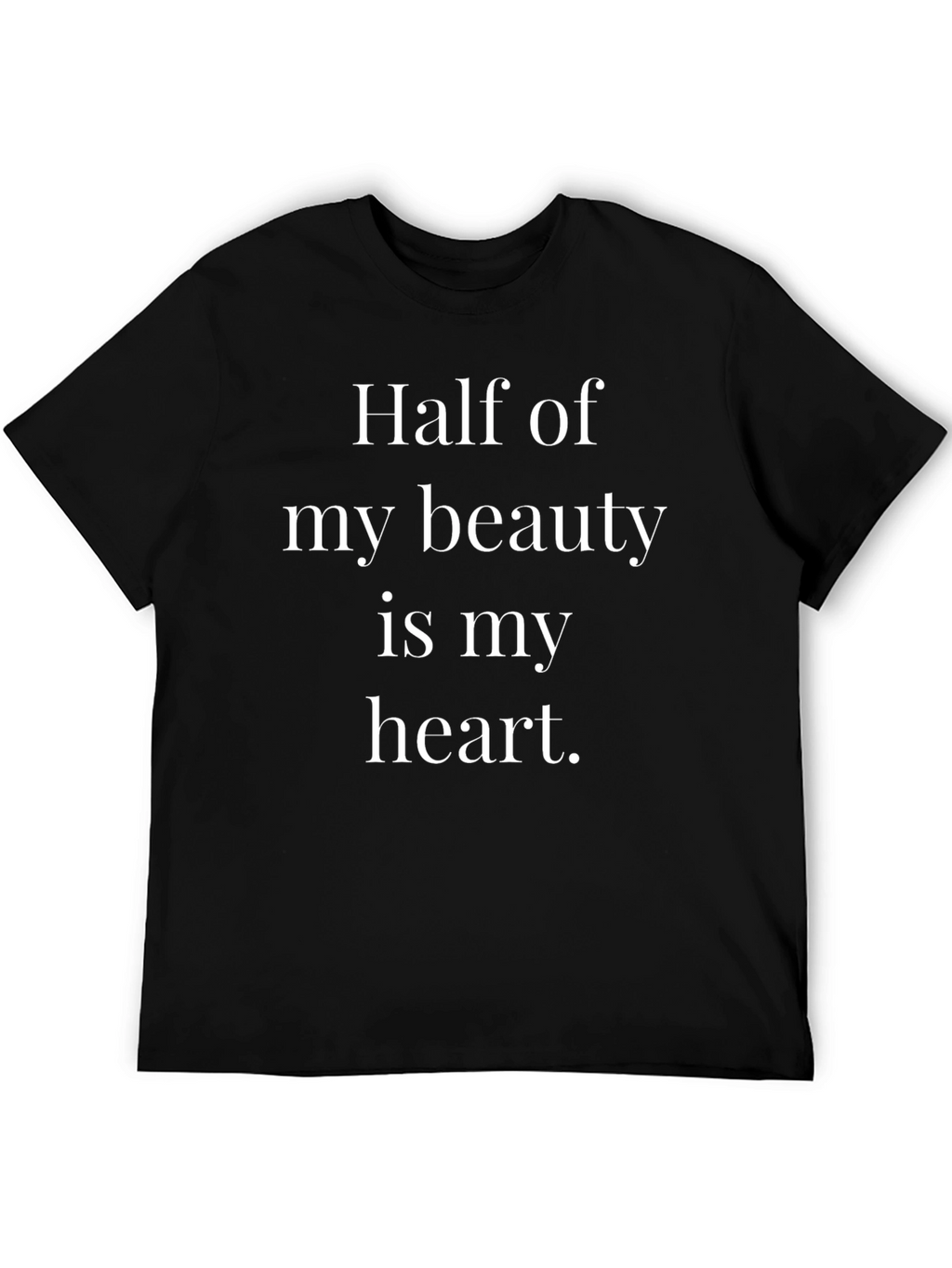 Beauty & Heart Tee - Soft Cotton Blend T-Shirt