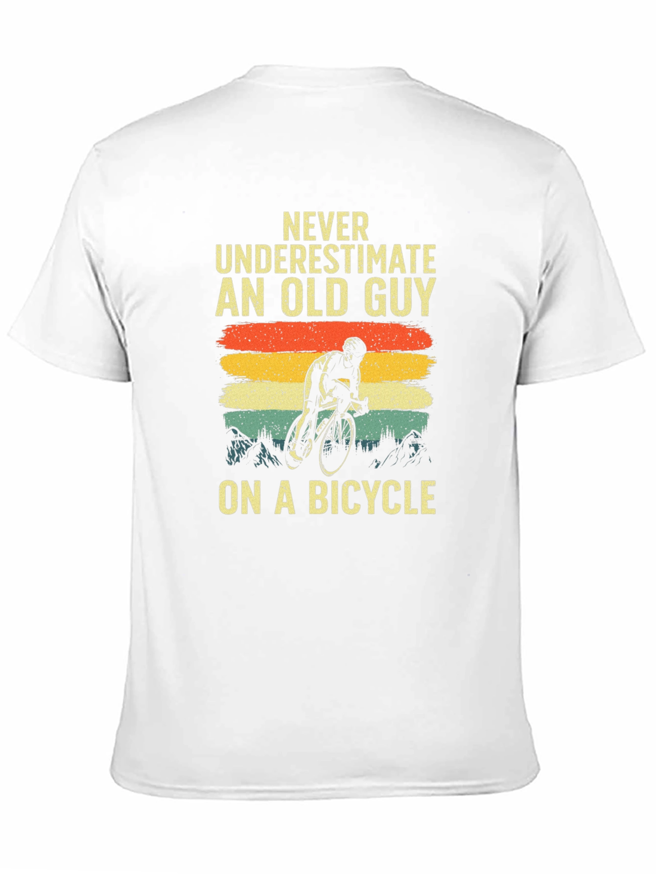 Old Guy on a Bicycle T-Shirt - Cycling Humor Tee
