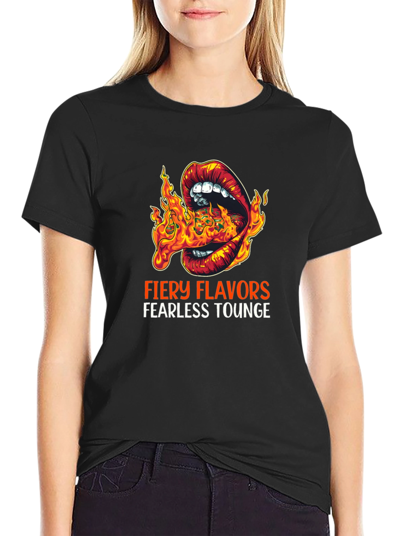 Fiery Flavors Graphic T-Shirt