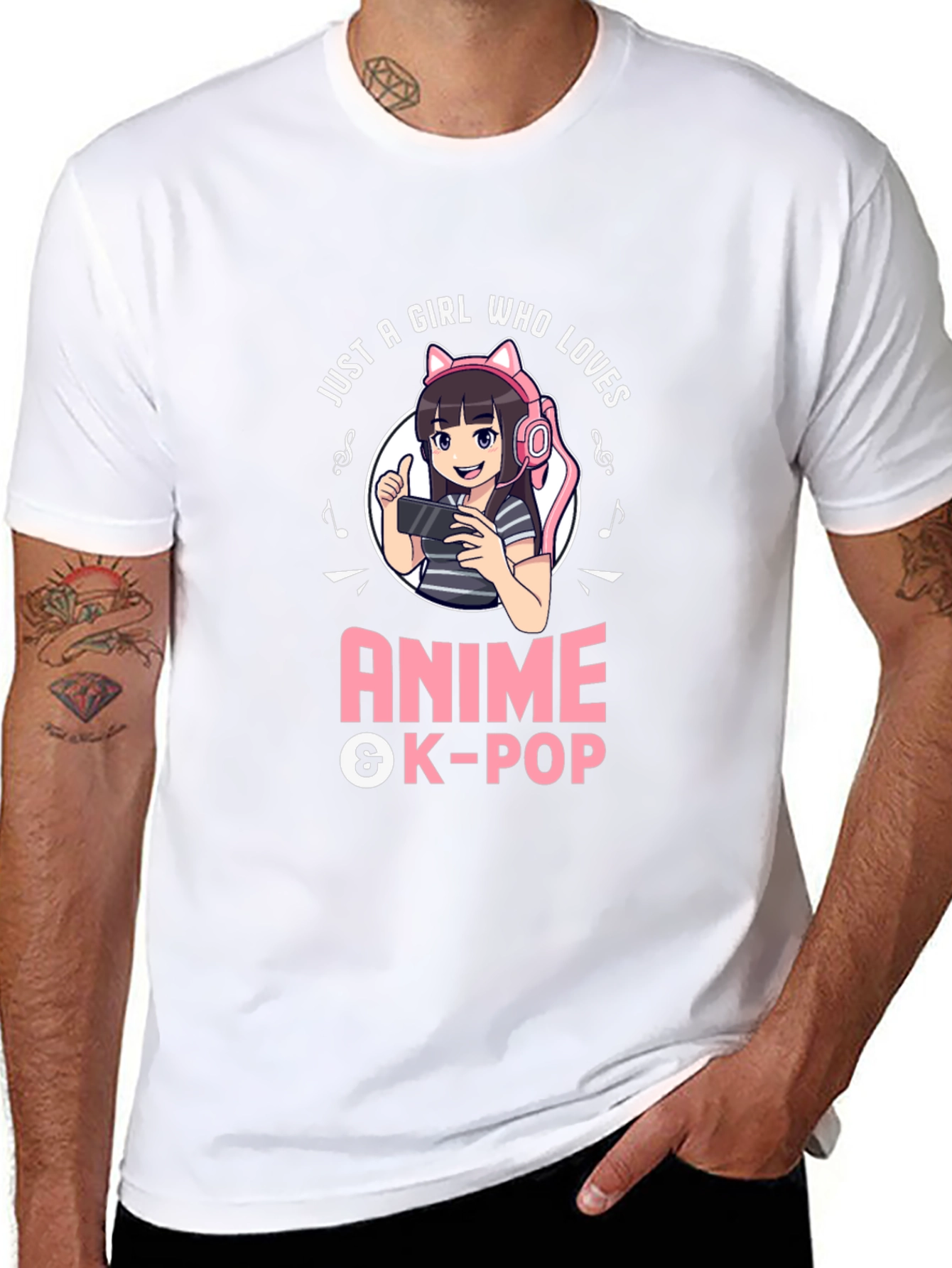 Anime & K-Pop Girl T-Shirt - Gamer Style