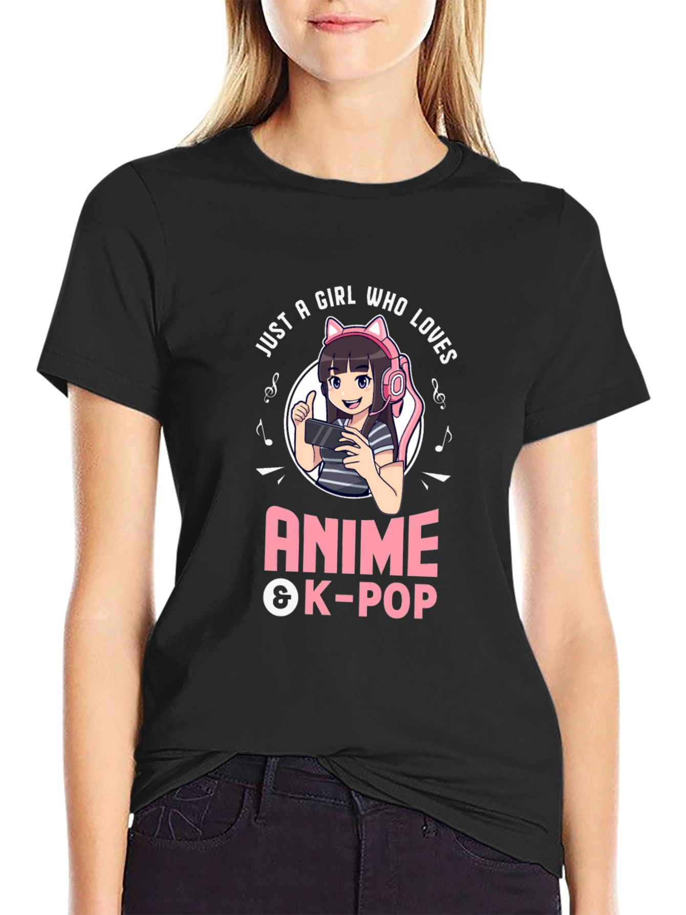 Anime & K-Pop Girl T-Shirt - Gamer Style