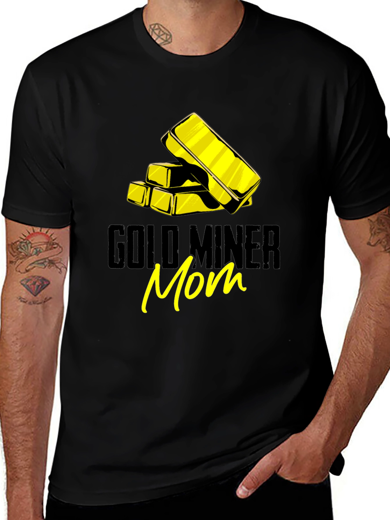 Gold Miner Mom Graphic T-Shirt