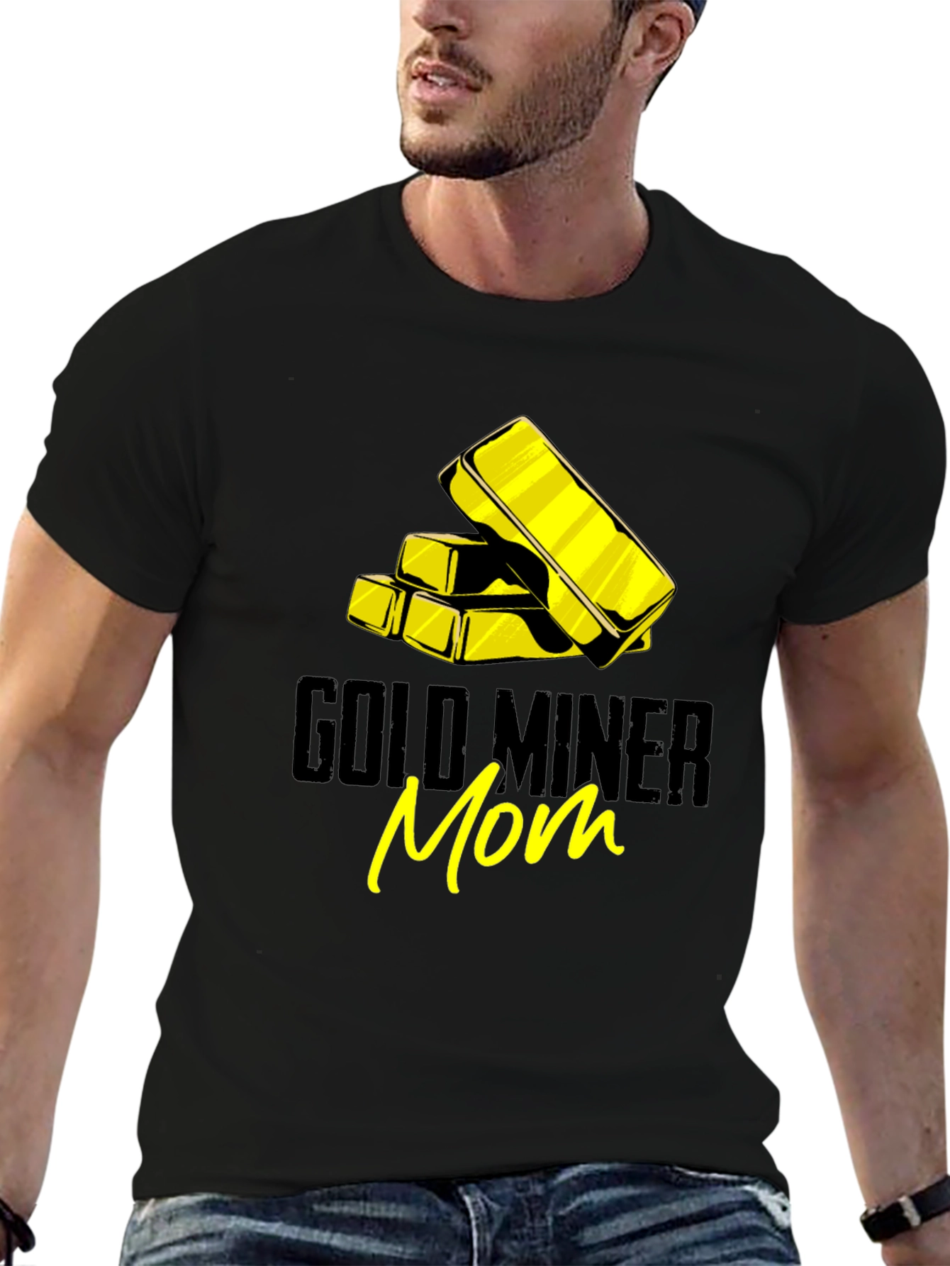 Gold Miner Mom Graphic T-Shirt