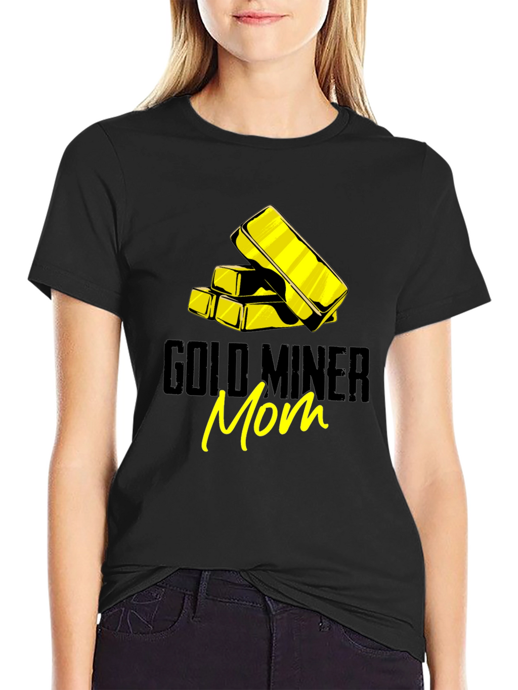 Gold Miner Mom Graphic T-Shirt