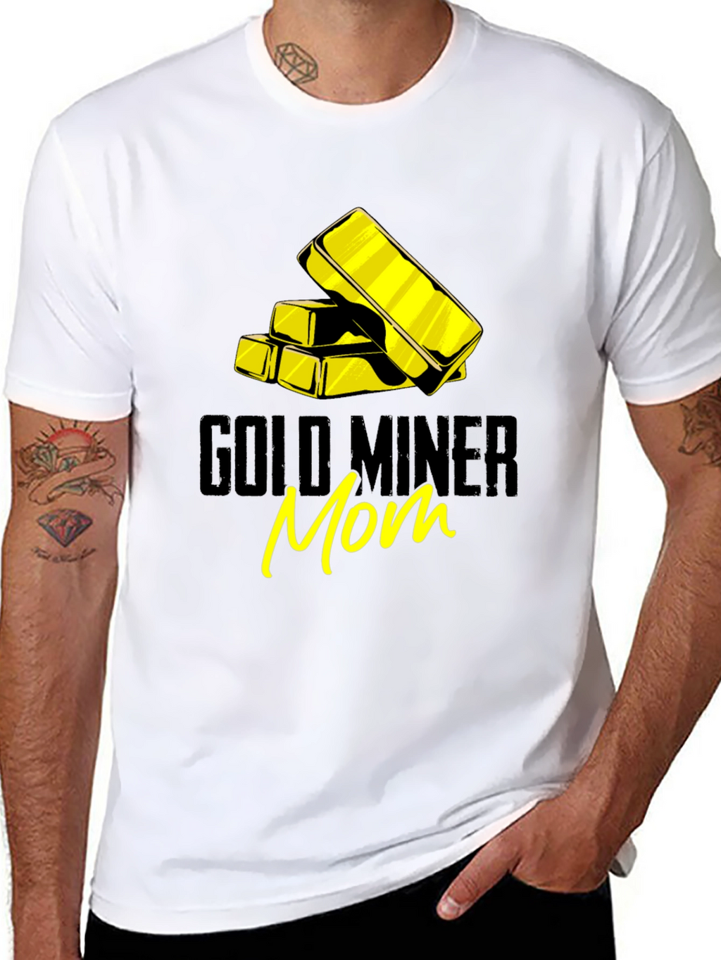 Gold Miner Mom Graphic T-Shirt