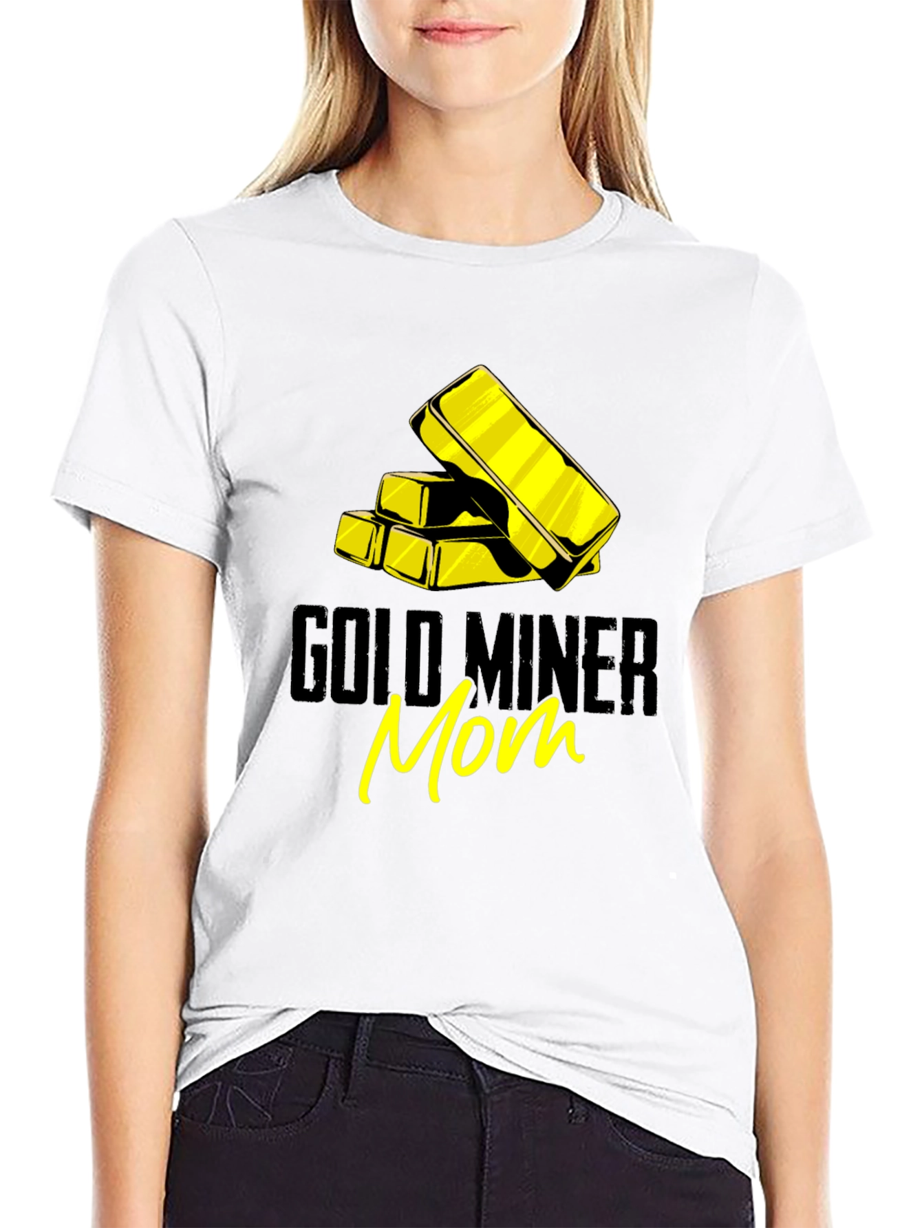 Gold Miner Mom Graphic T-Shirt