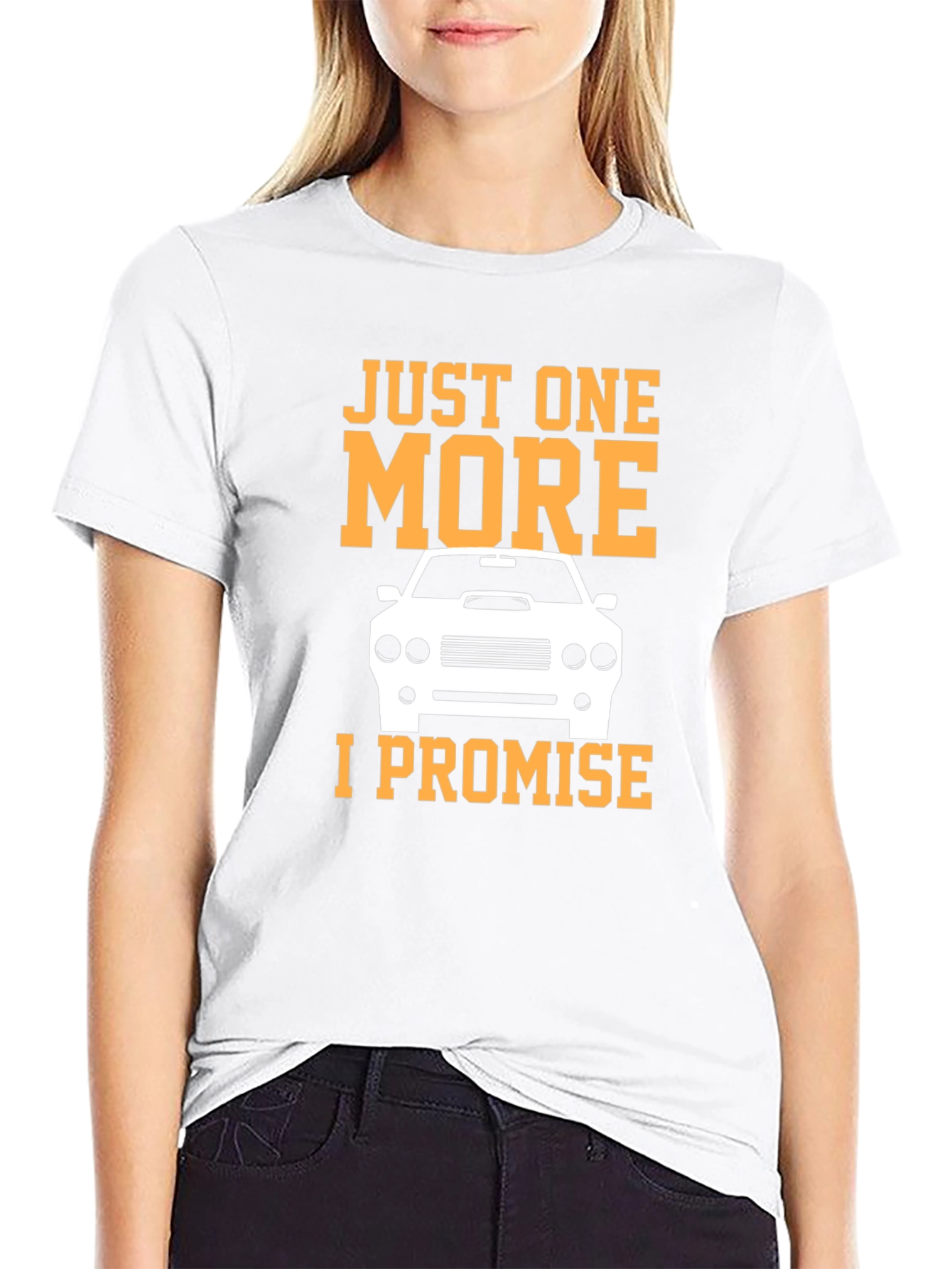 Just One More Car T-Shirt - Black Cotton Tee