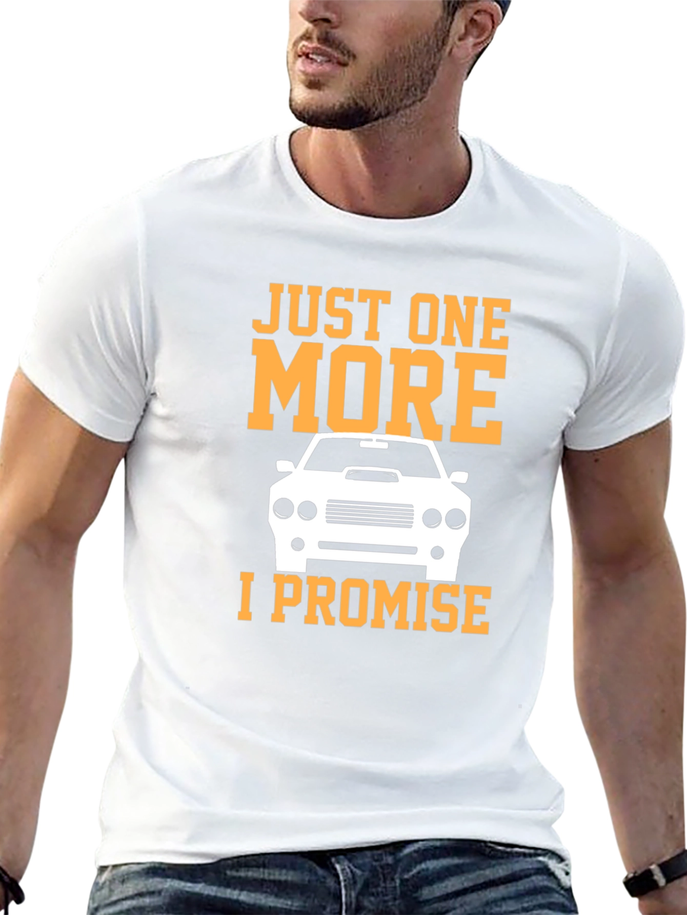 Just One More Car T-Shirt - Black Cotton Tee