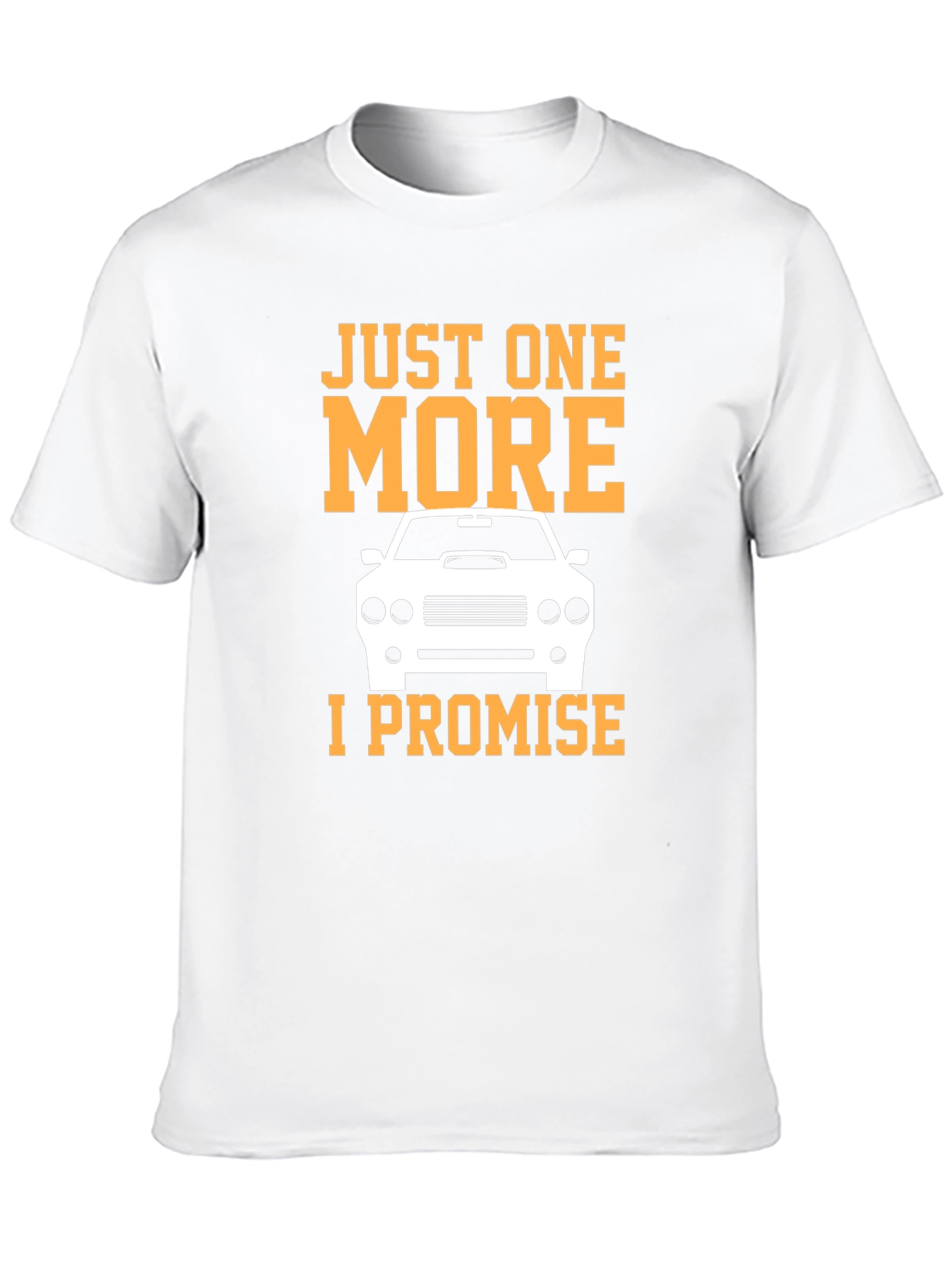 Just One More Car T-Shirt - Black Cotton Tee