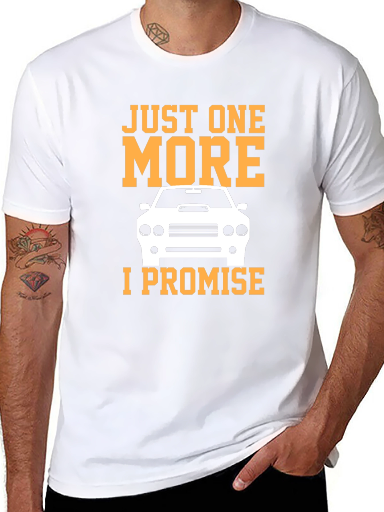 Just One More Car T-Shirt - Black Cotton Tee