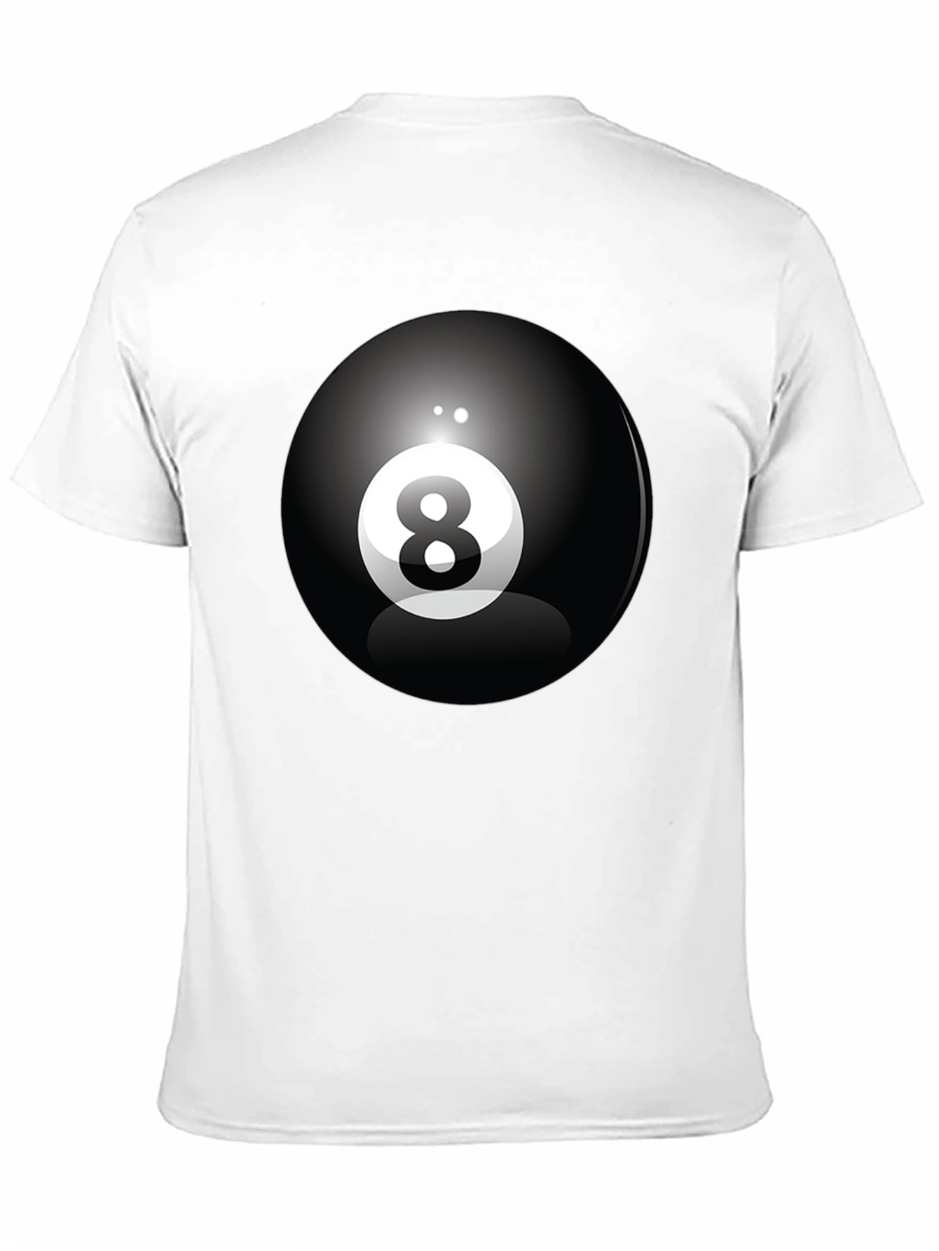 8 Ball Graphic Tee - Classic Cool Black T-Shirt