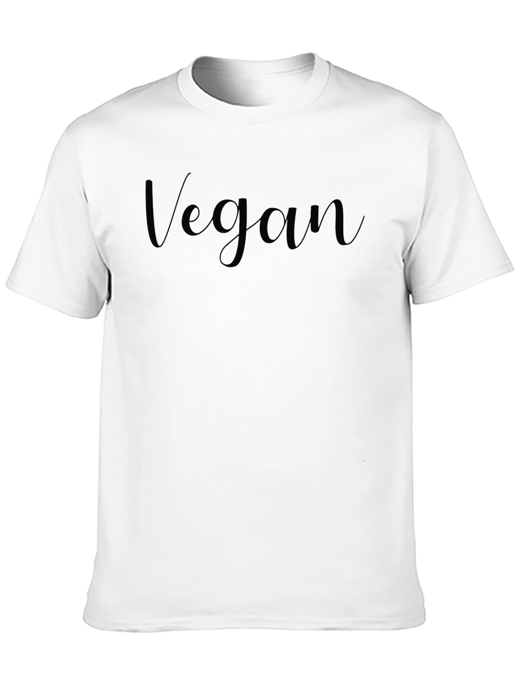 Vegan Script Tee - Stylish & Comfortable!