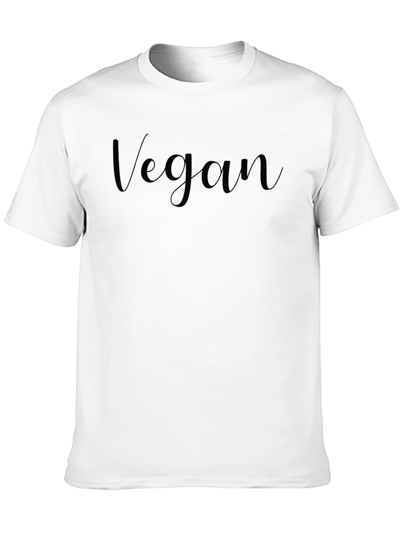 Vegan Script Tee - Stylish & Comfortable!