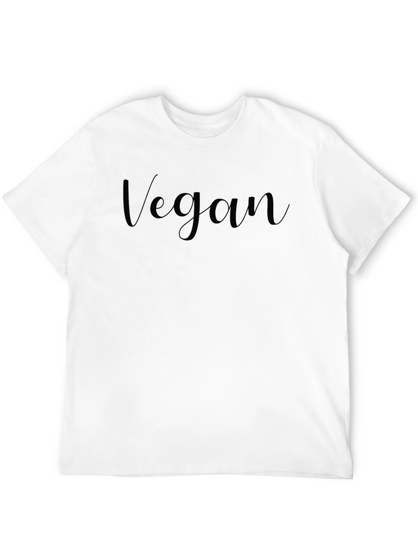Vegan Script Tee - Stylish & Comfortable!