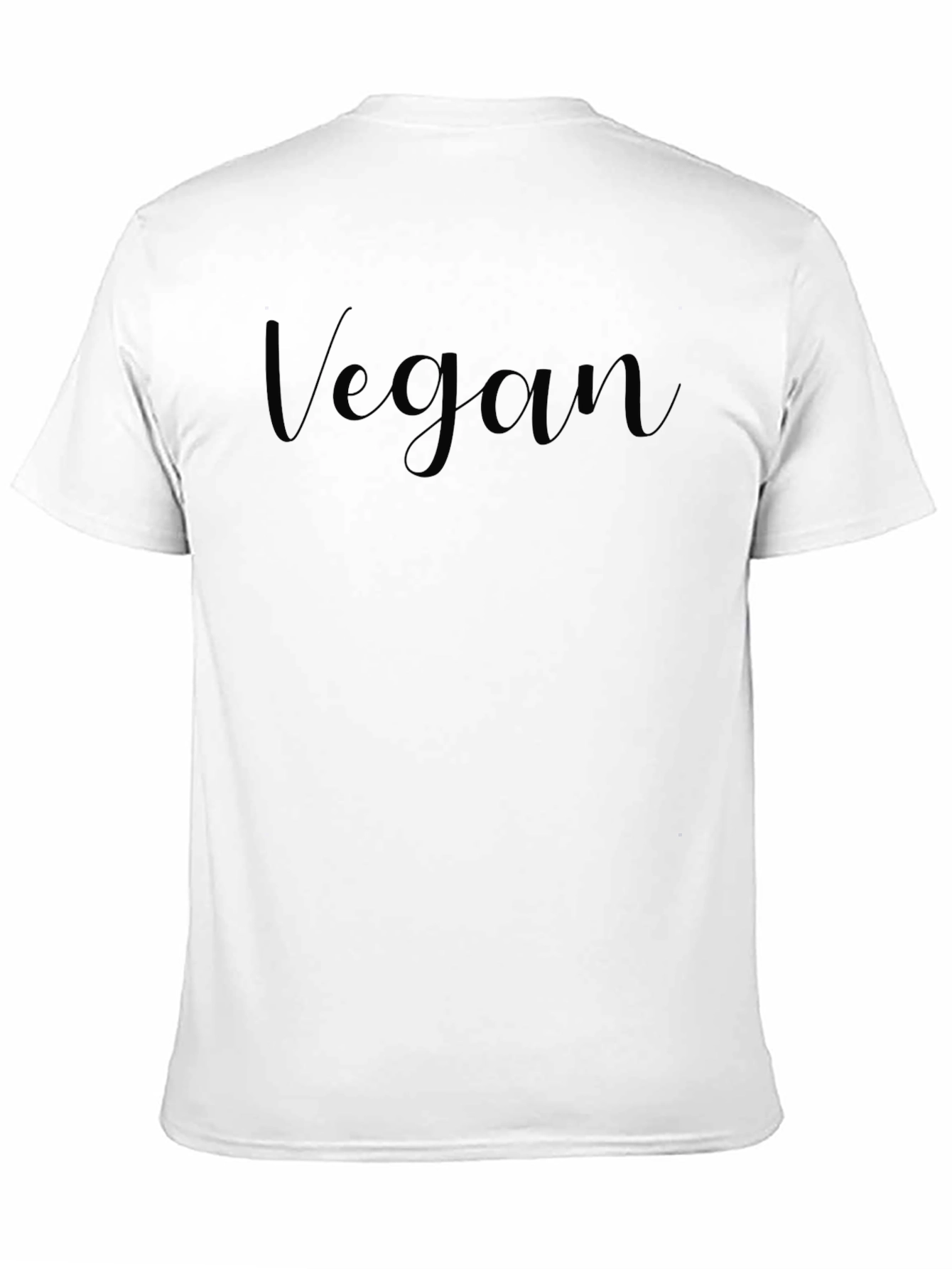 Vegan Script Tee - Stylish & Comfortable!