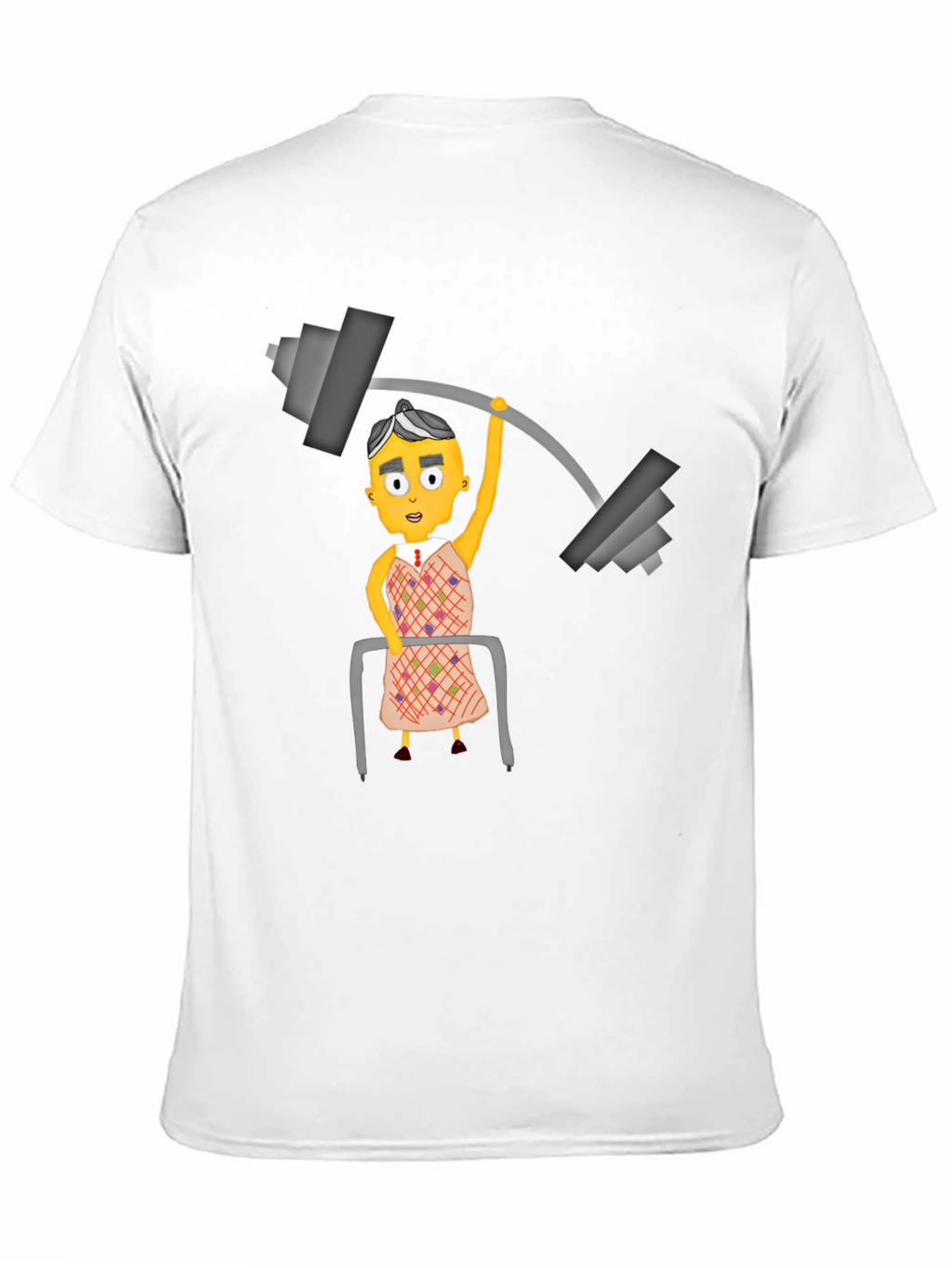 Funny Lifting Grandma Black T-Shirt