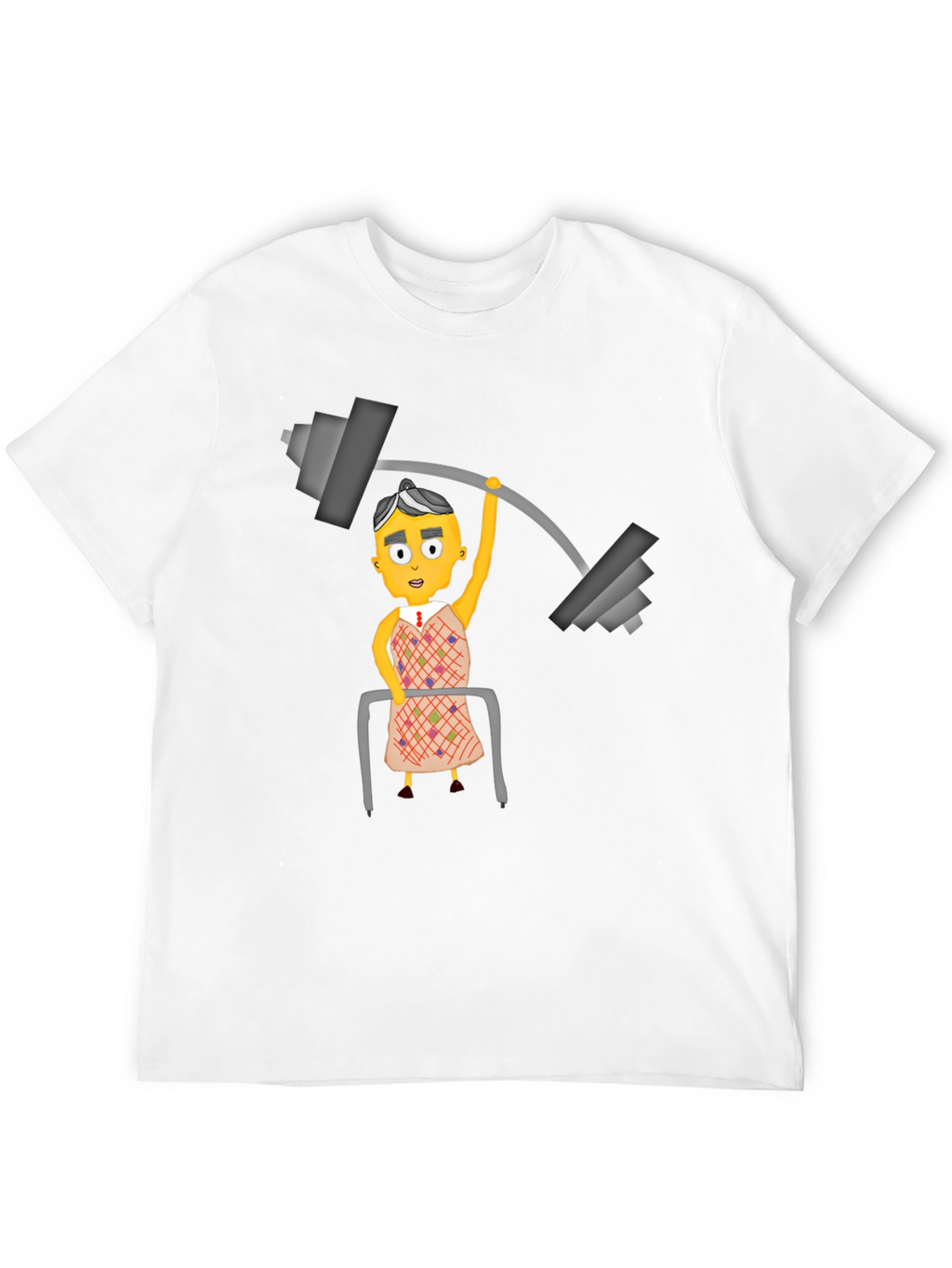 Funny Lifting Grandma Black T-Shirt