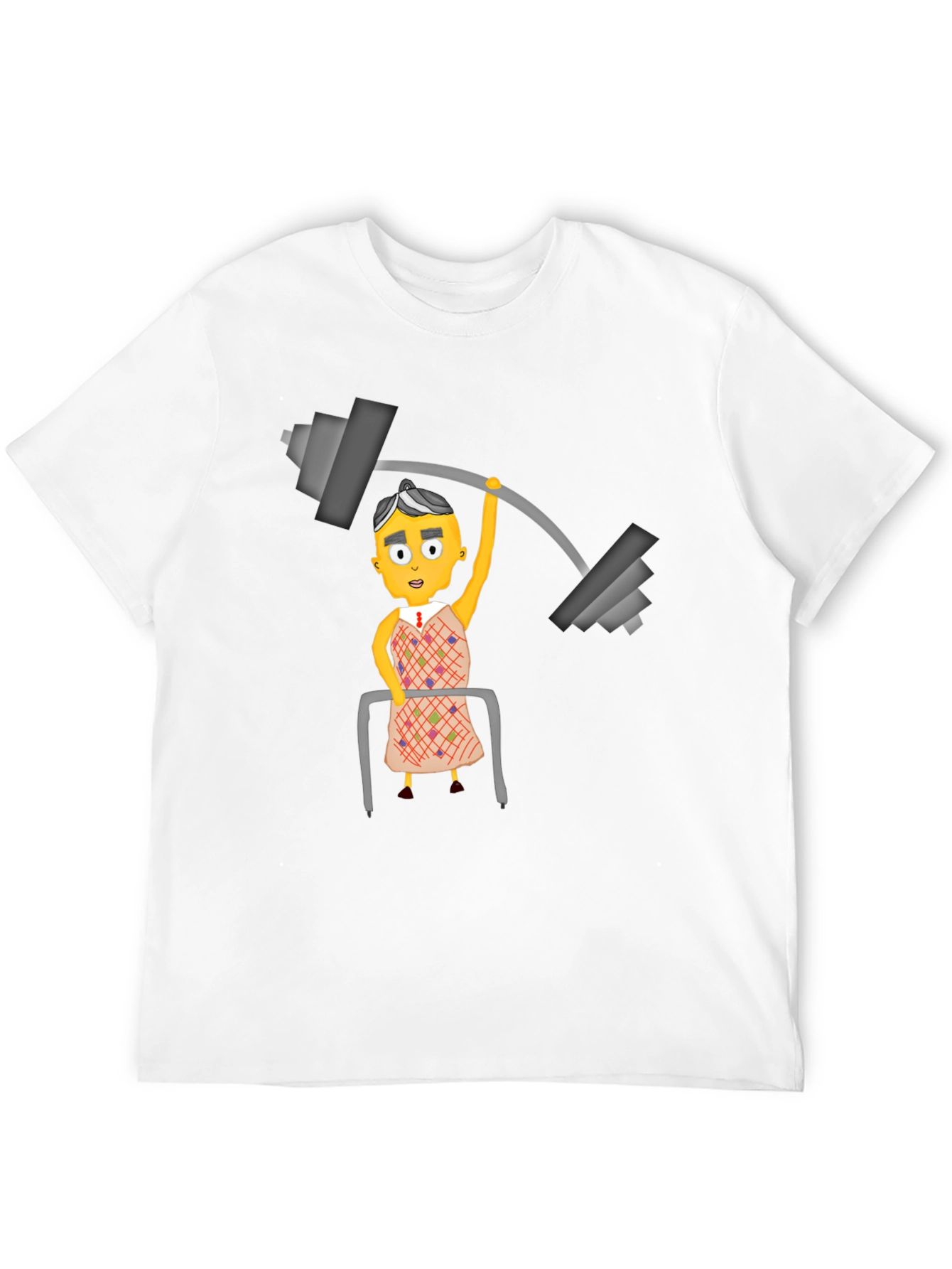 Funny Lifting Grandma Black T-Shirt