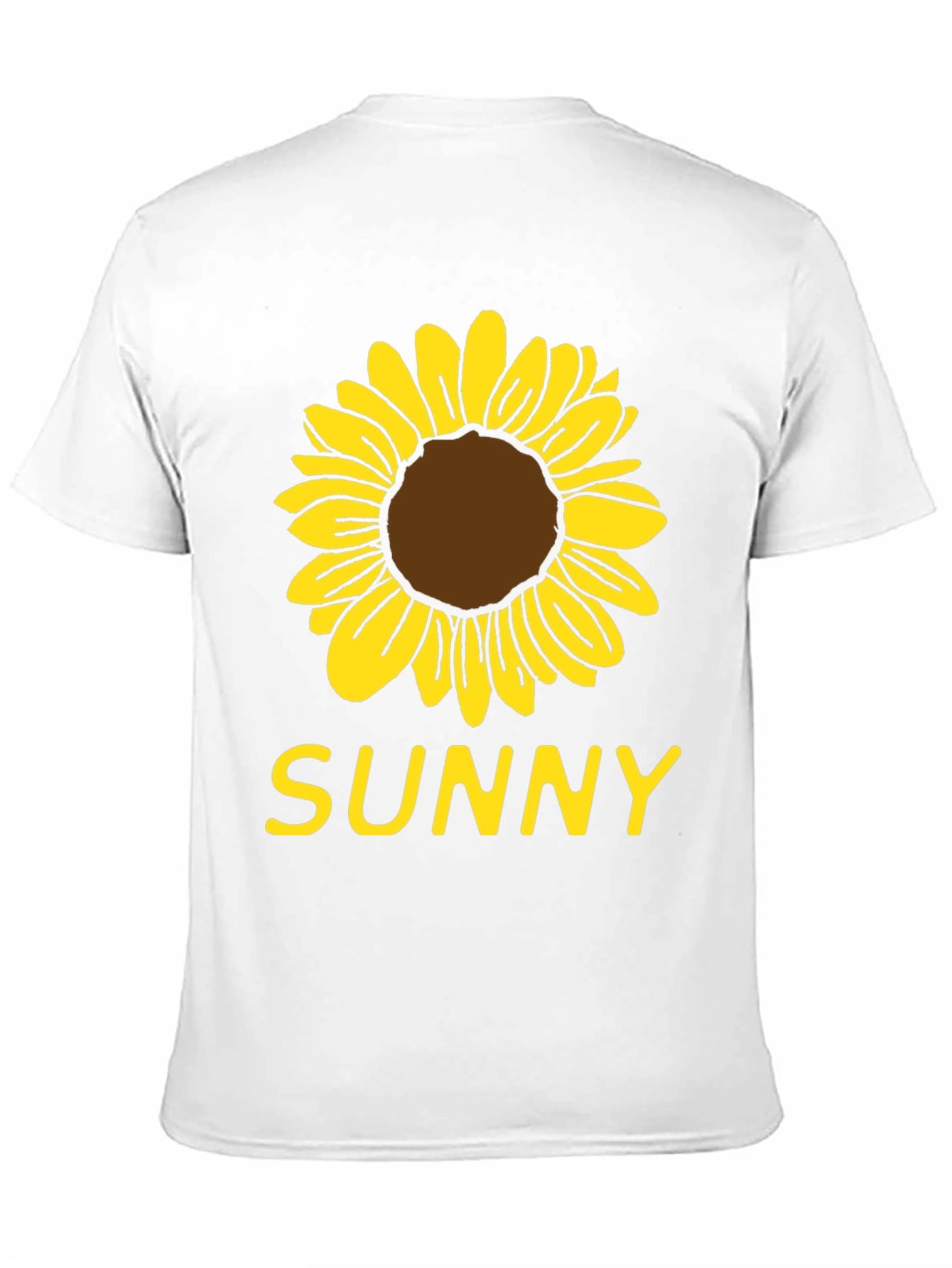 Sunny Sunflower Graphic T-Shirt - Black Cotton Tee