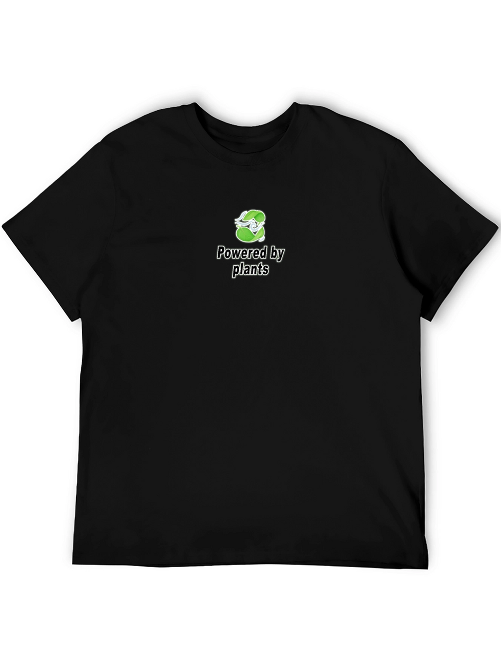 Powered by Plants Tee - Eco-Friendly Vegan Shirt