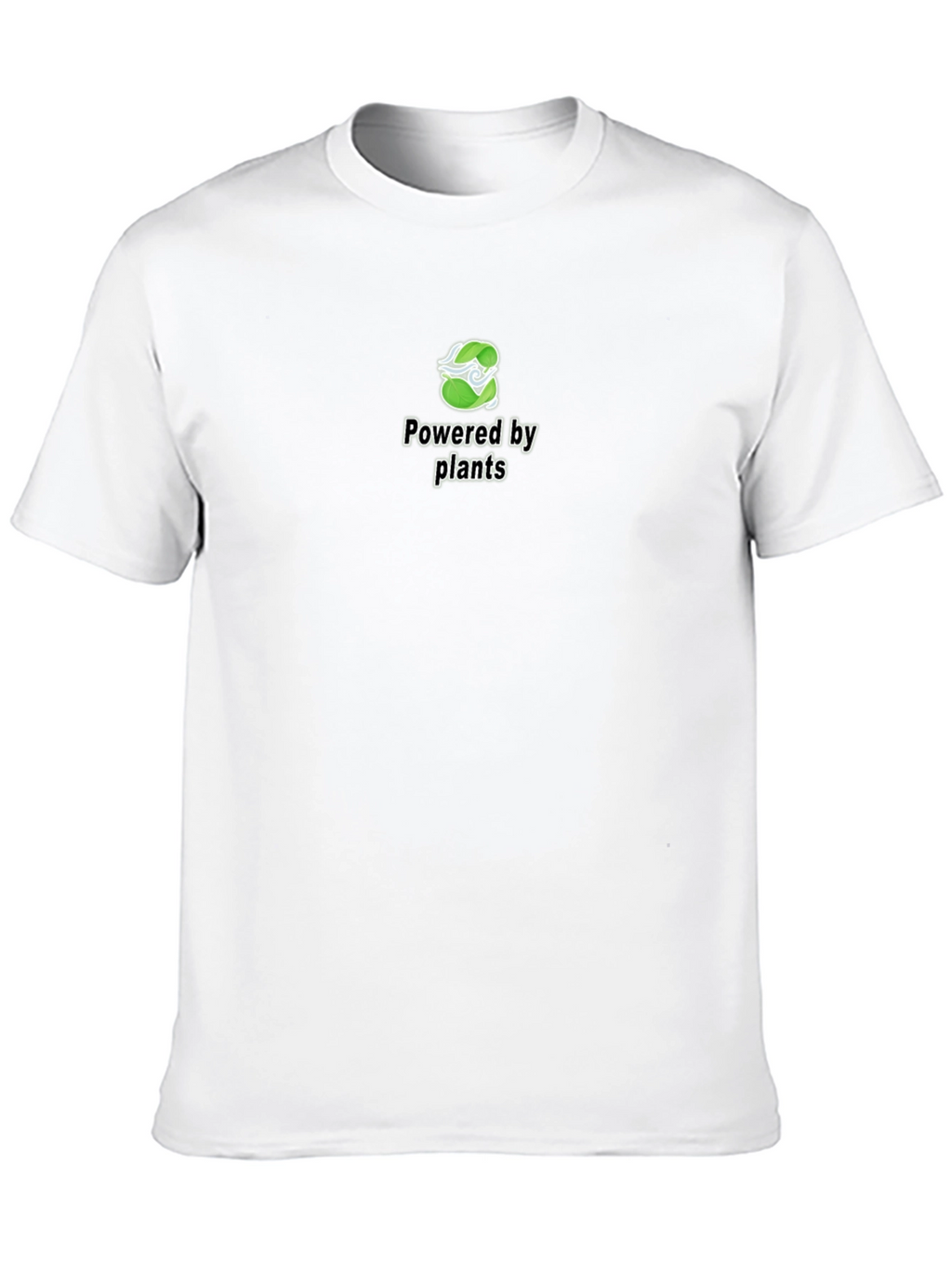 Powered by Plants Tee - Eco-Friendly Vegan Shirt