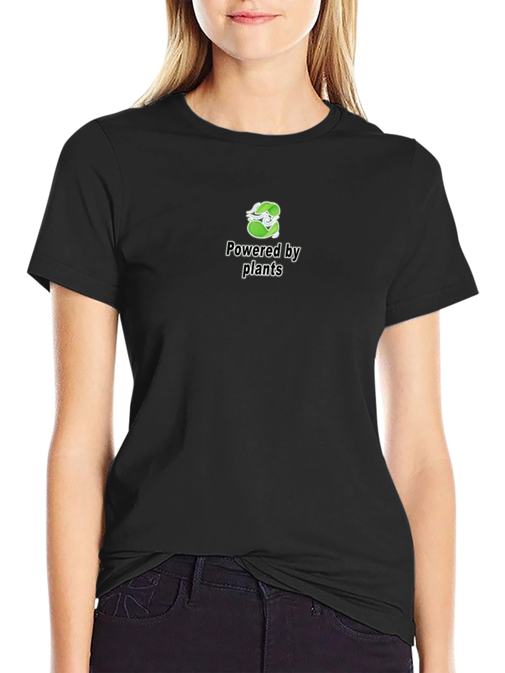 Powered by Plants Tee - Eco-Friendly Vegan Shirt