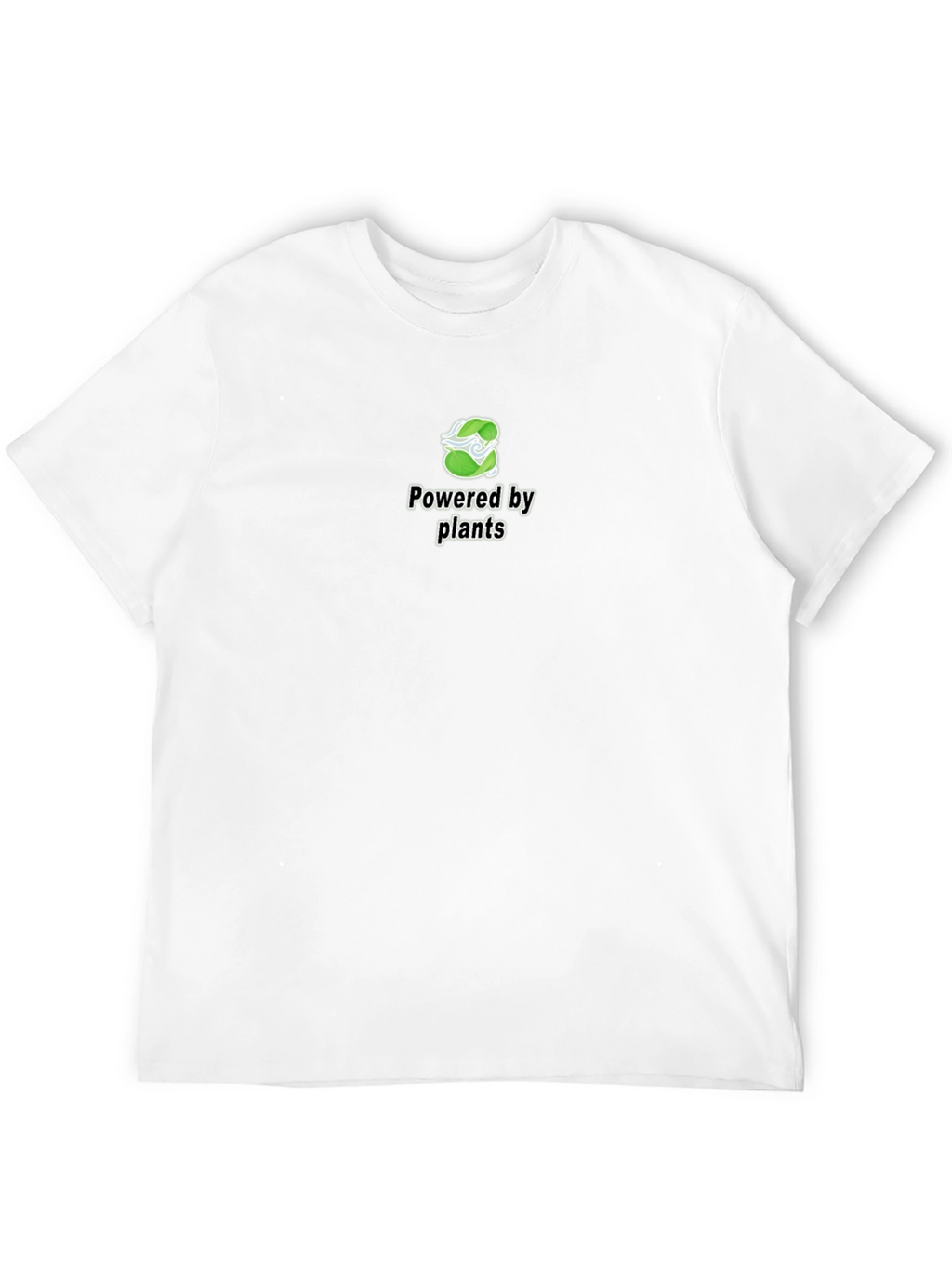 Powered by Plants Tee - Eco-Friendly Vegan Shirt