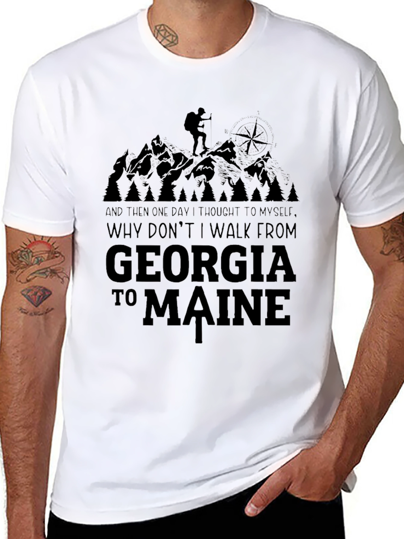 Georgia to Maine Hiking T-Shirt