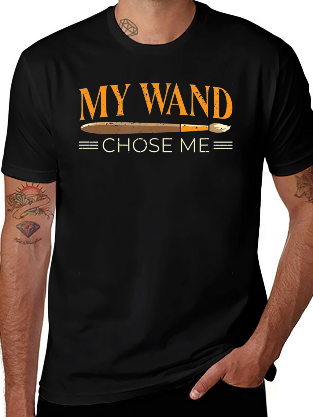 Artists Wand T-Shirt - Brush Chosen Me