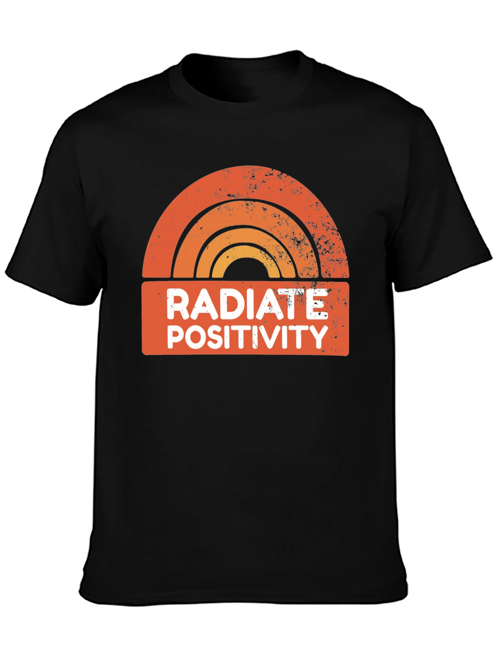 Radiate Positivity Retro Graphic T-Shirt