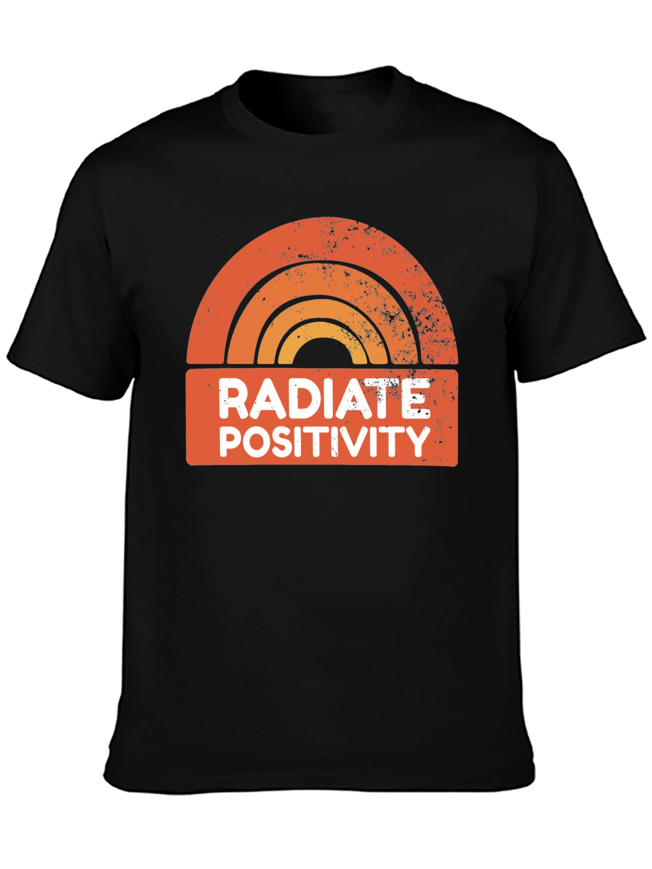 Radiate Positivity Retro Graphic T-Shirt