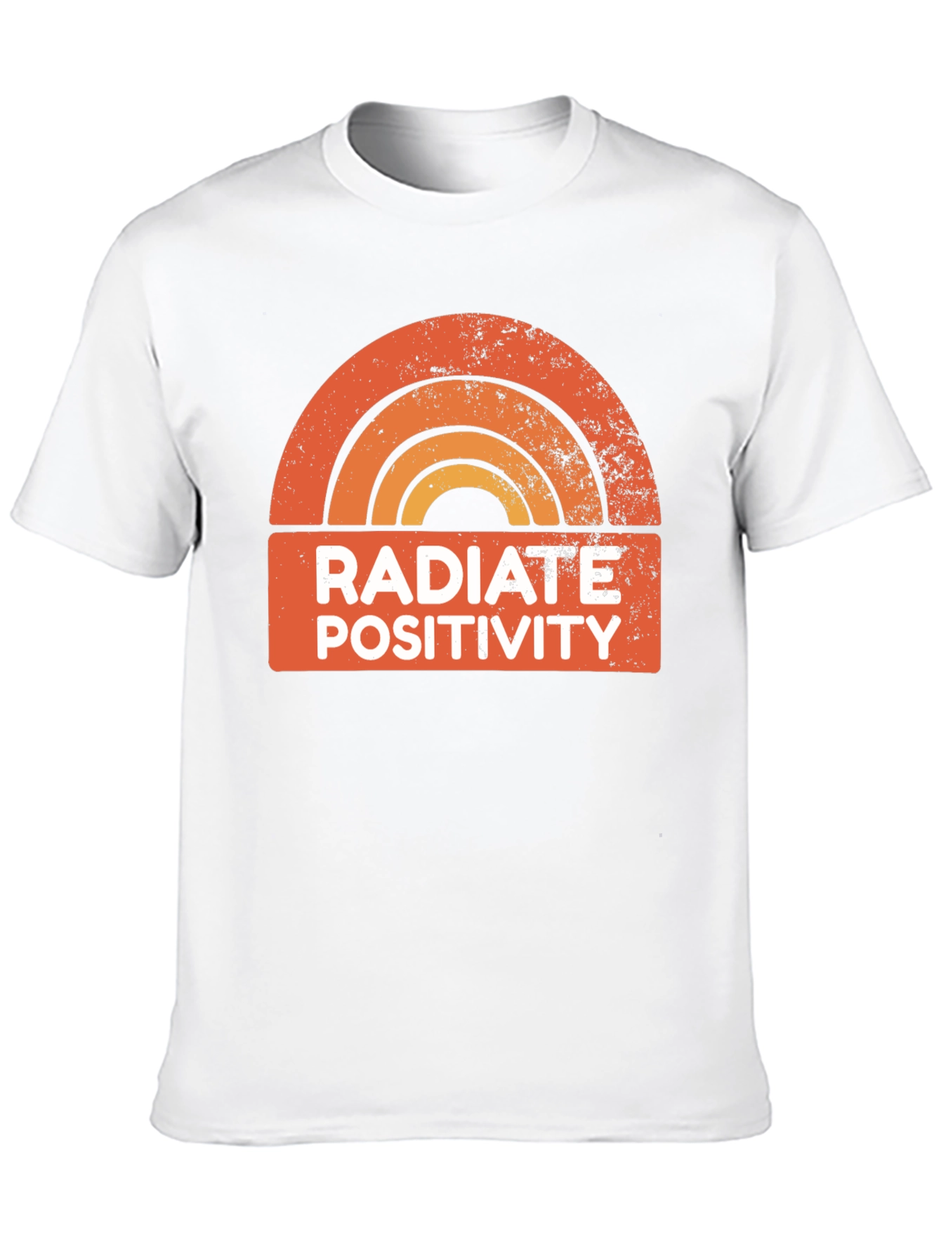 Radiate Positivity Retro Graphic T-Shirt