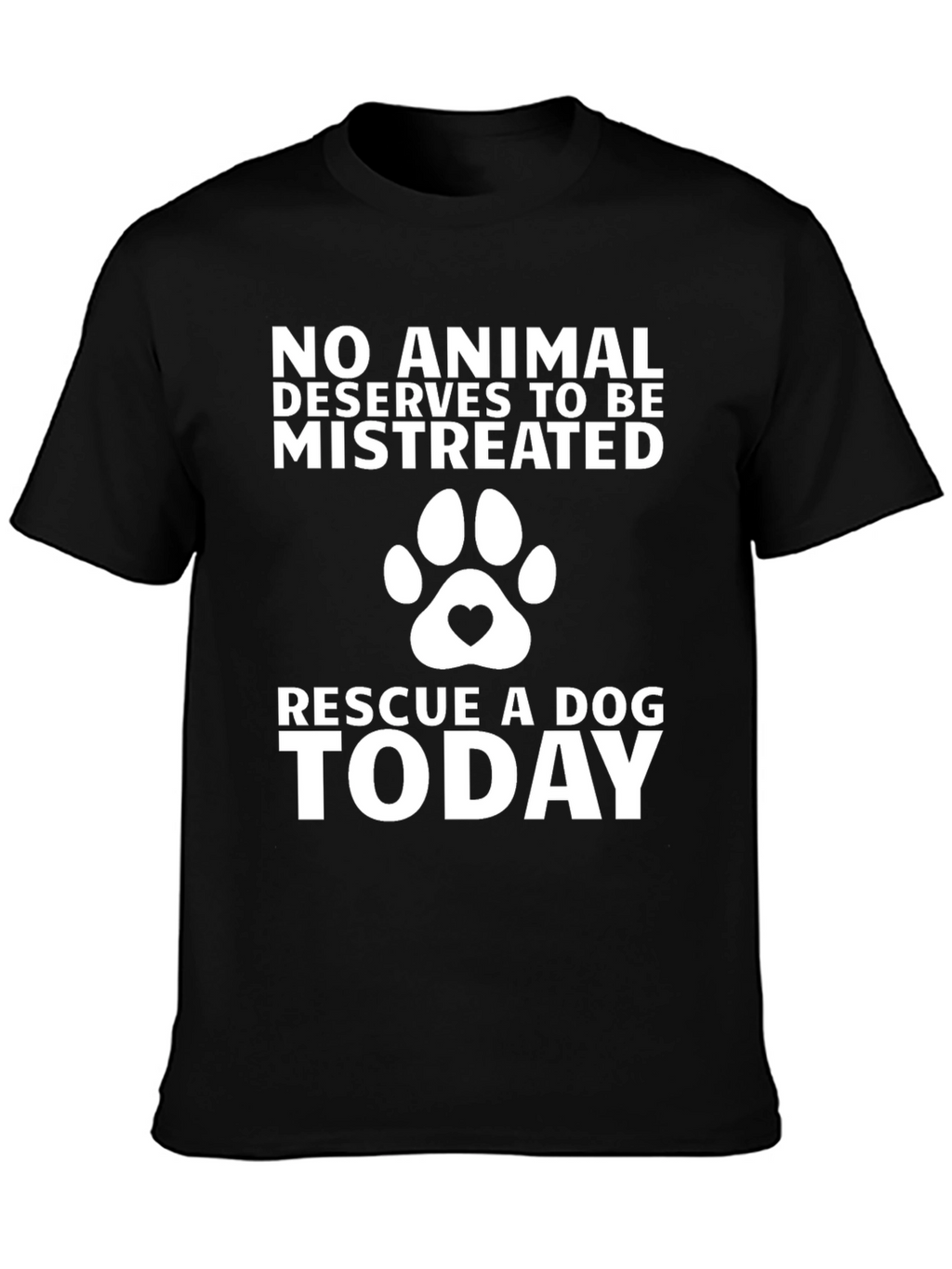 Rescue A Dog Today Graphic Tee