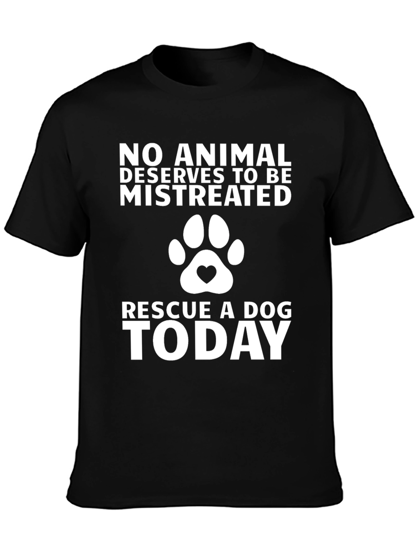 Rescue A Dog Today Graphic Tee